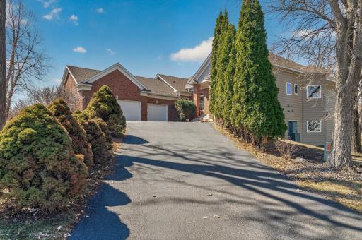 Plenty of parking space on this oversized driveway