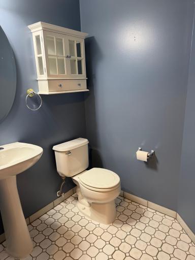 Main level powder room