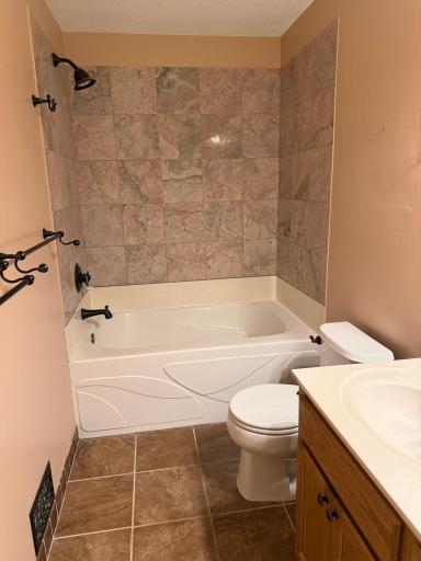 Large soaking tub
