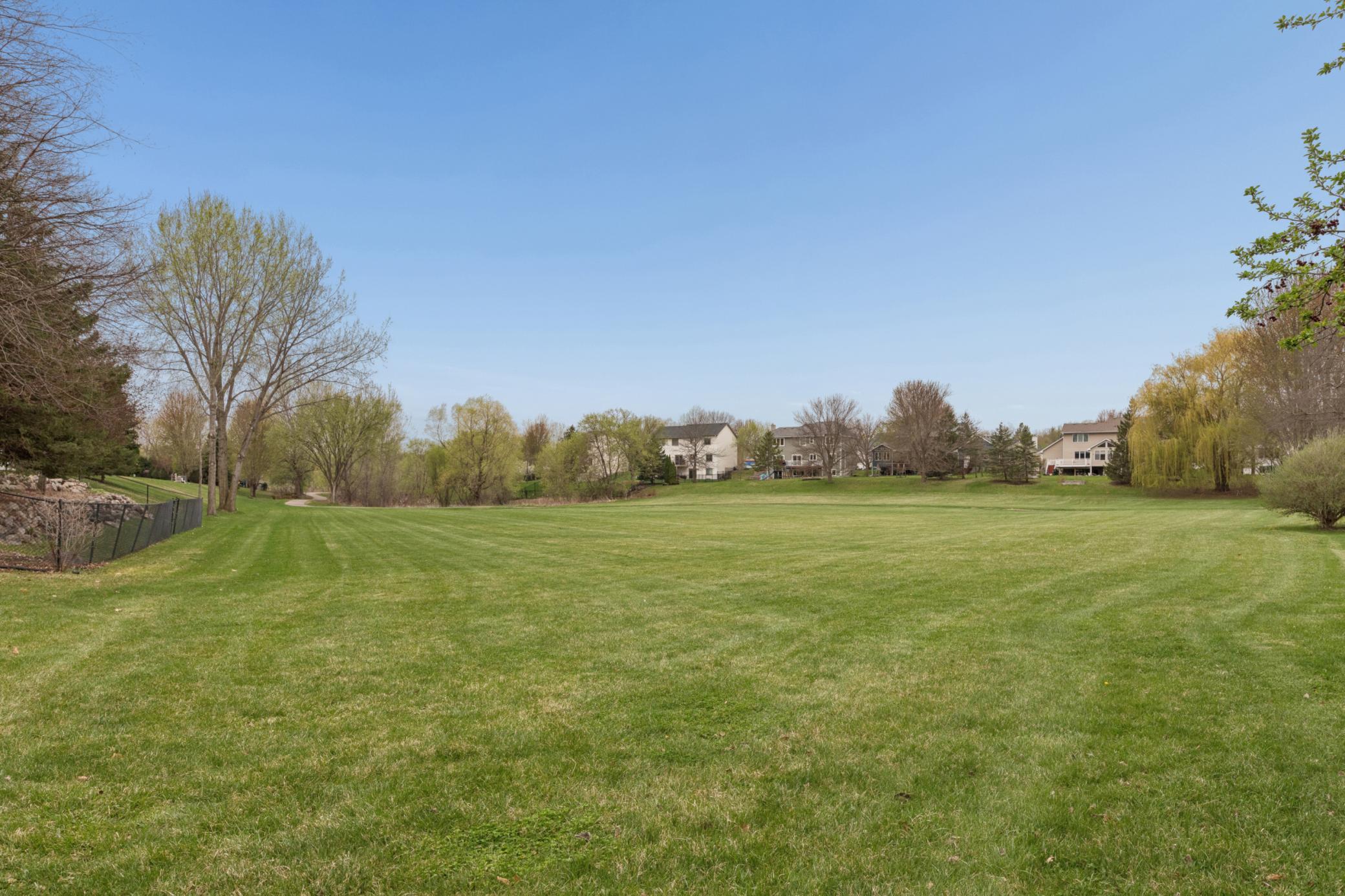 Community space is maintained by the city.