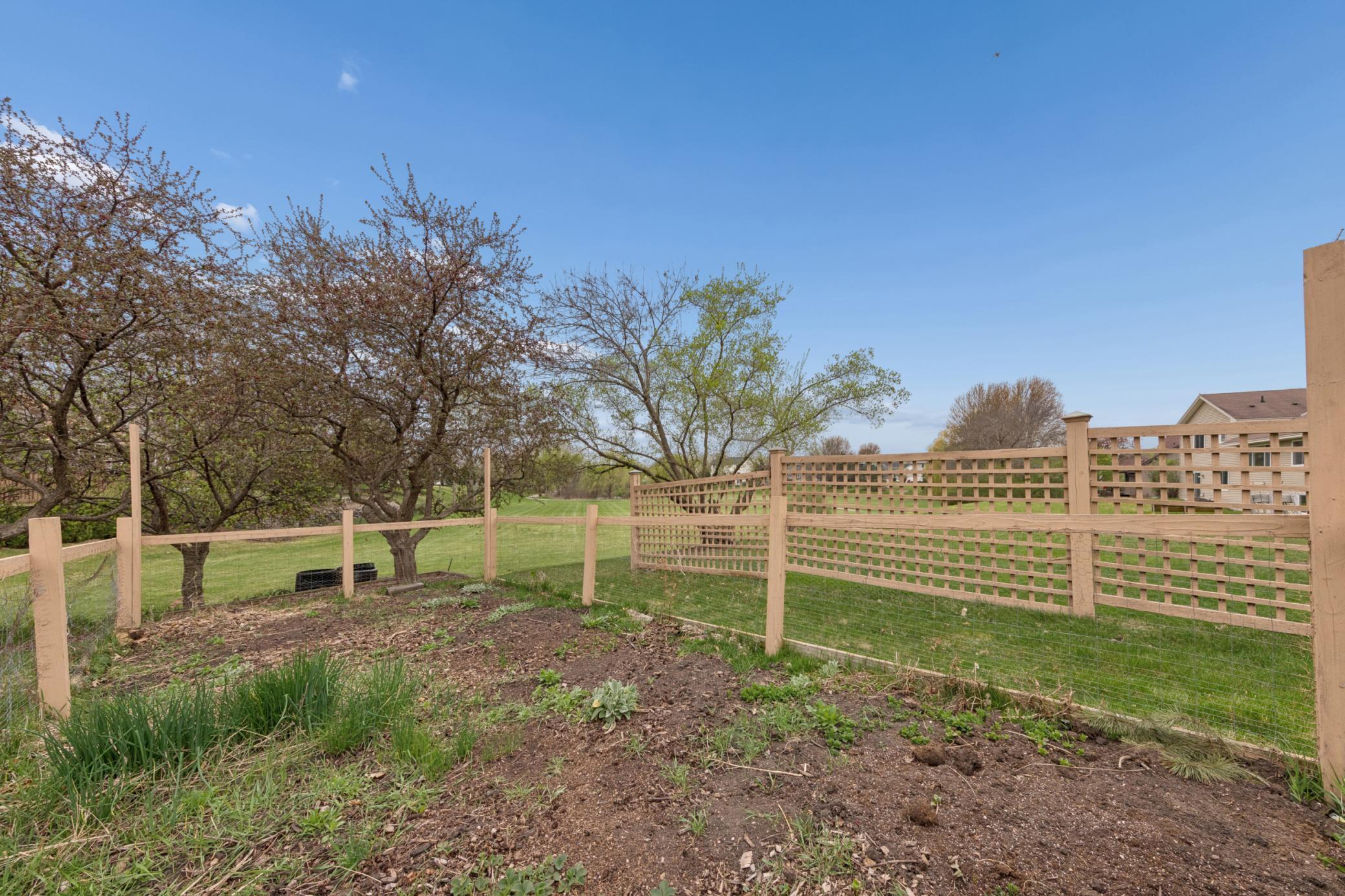 Full sun for gardening.