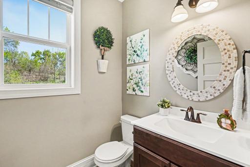 main level 1/2 bath