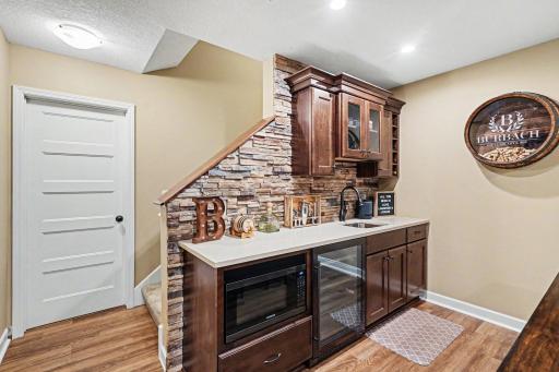 basement bar area