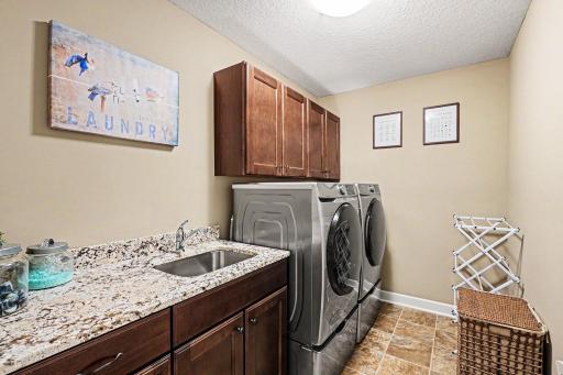 upstairs laundry room
