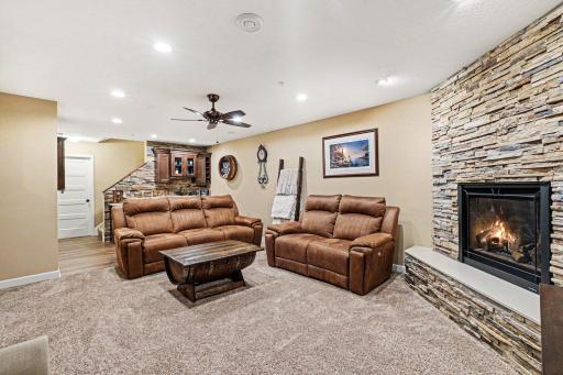 basement family room