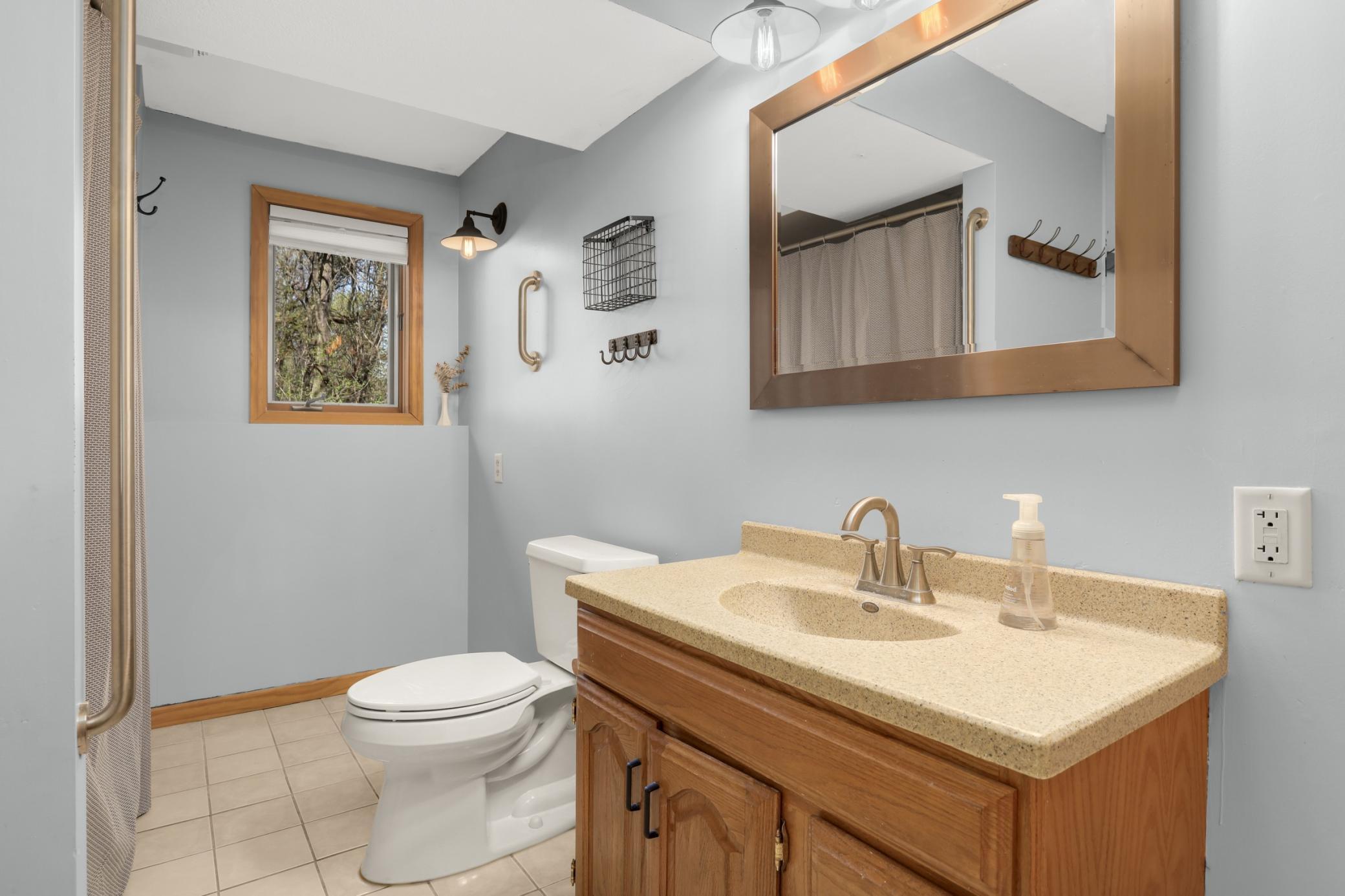 Lower level full bath