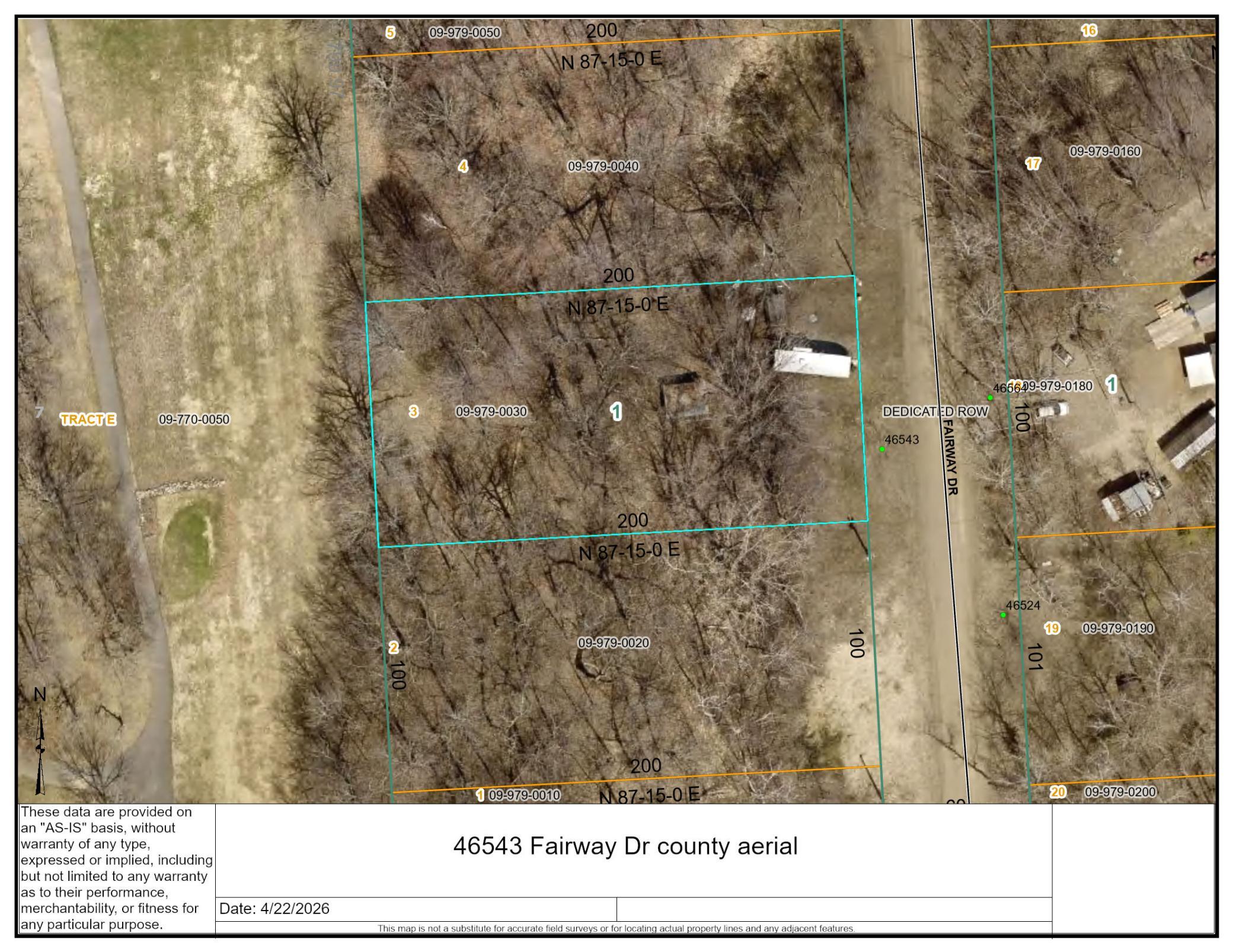 Here is the county aerial photo showing approximate shape/terrain of lot. This is an approximate overlay image and is not a survey and not deemed to be accurate or reliable.
