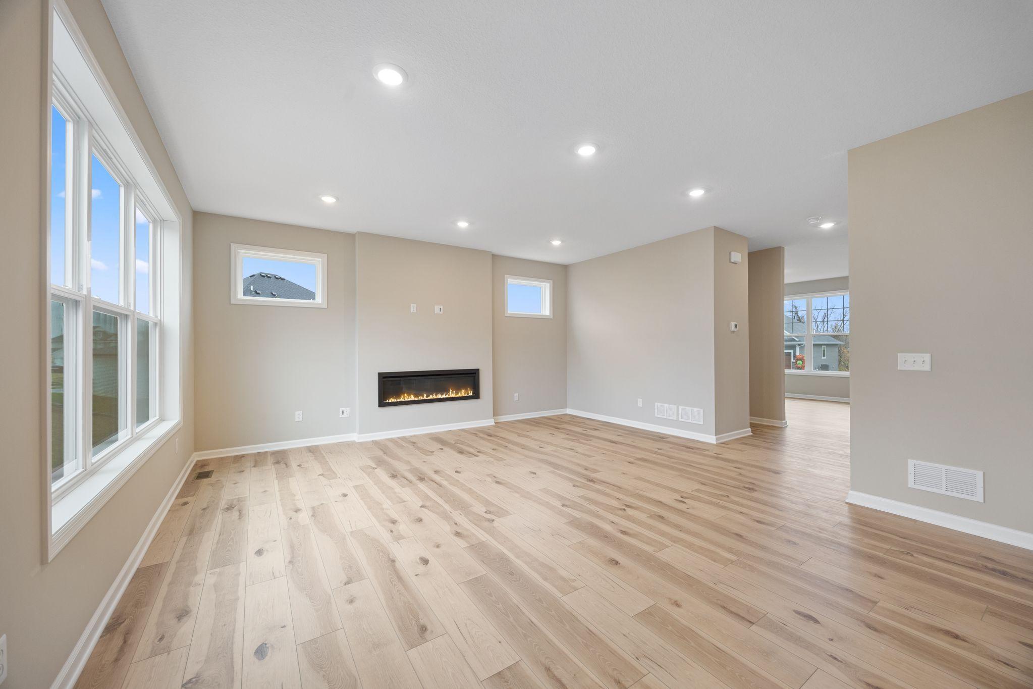 Family Room view from gourmet kitchen