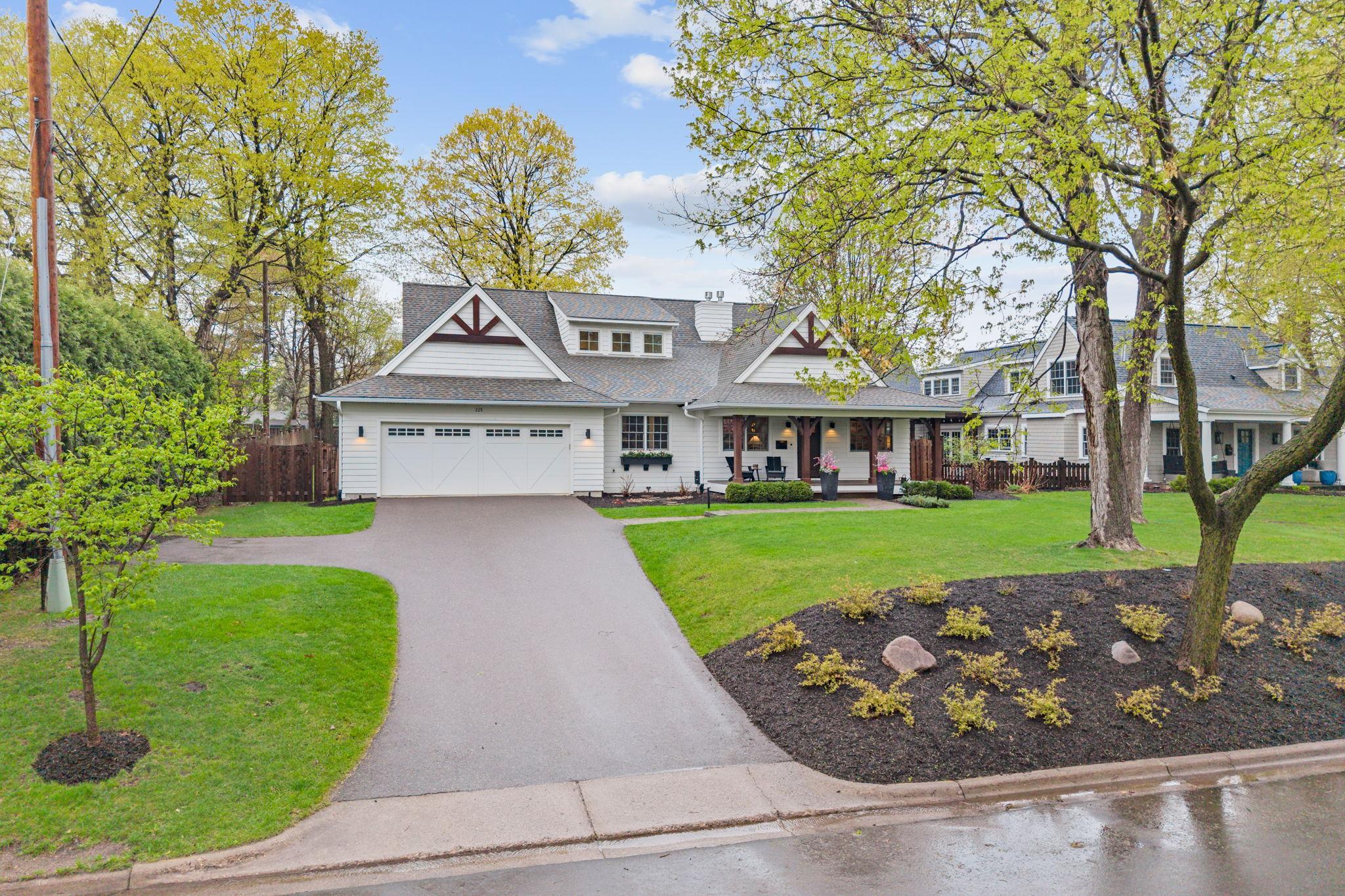 Extra parking off to the side along with a recently finished garage that offers over 600 sqft.