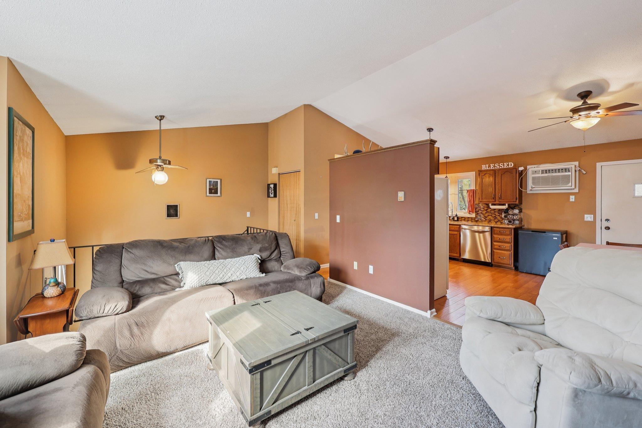 Partially open concept