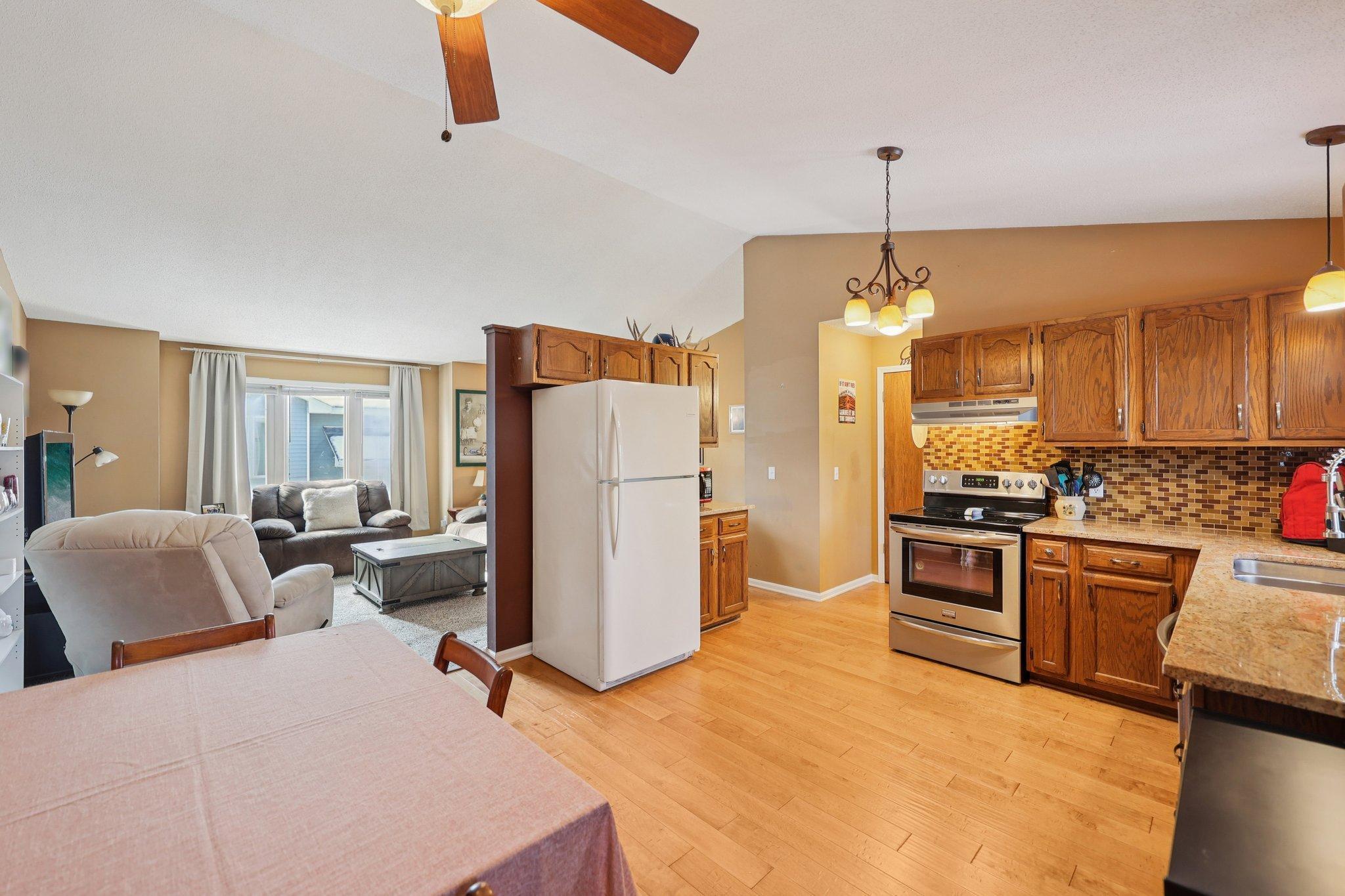 The closet door you can see in the hall is a pantry