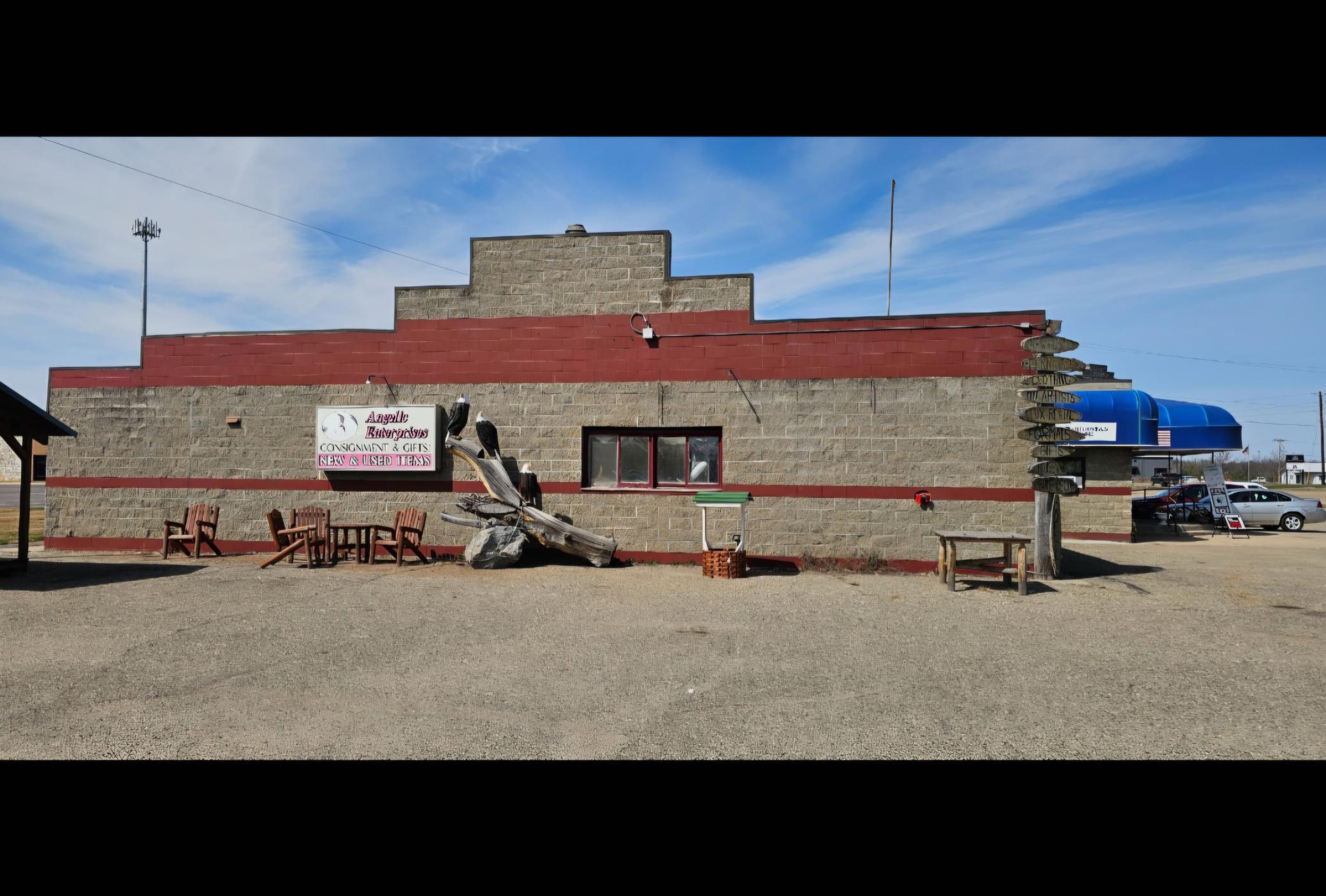 front of building