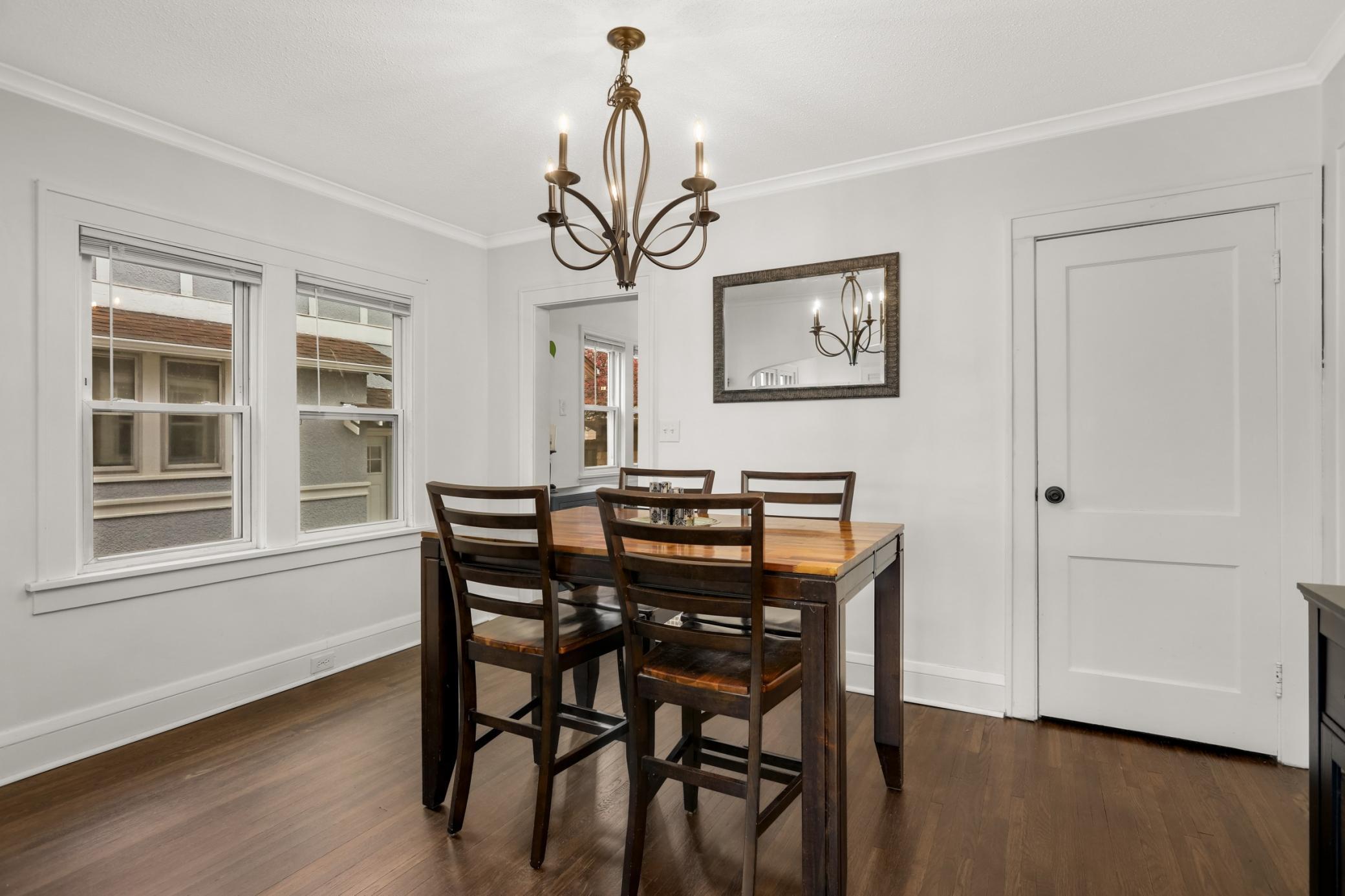 Informal dining room.