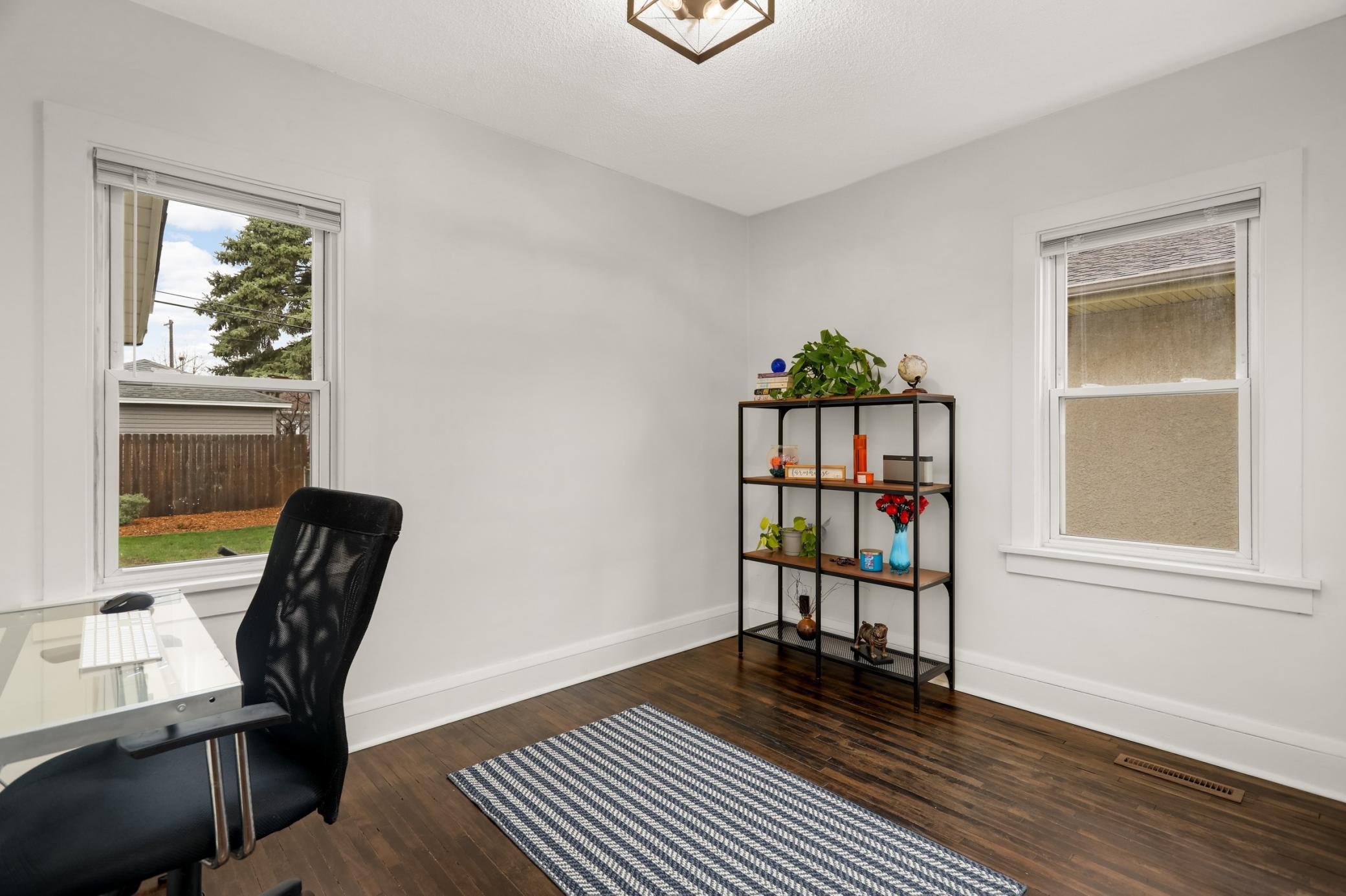 Second main floor bedroom.