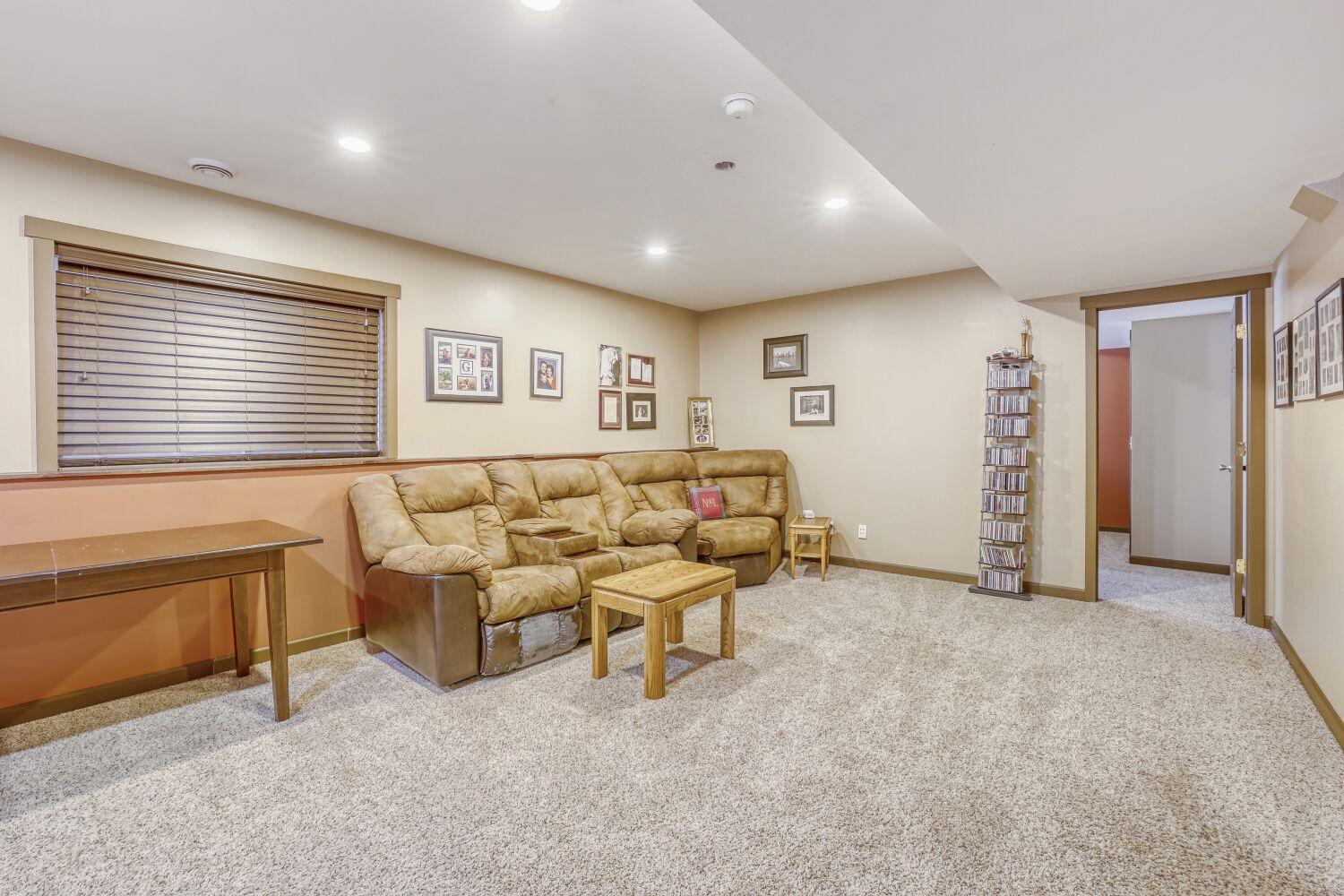 Basement family room