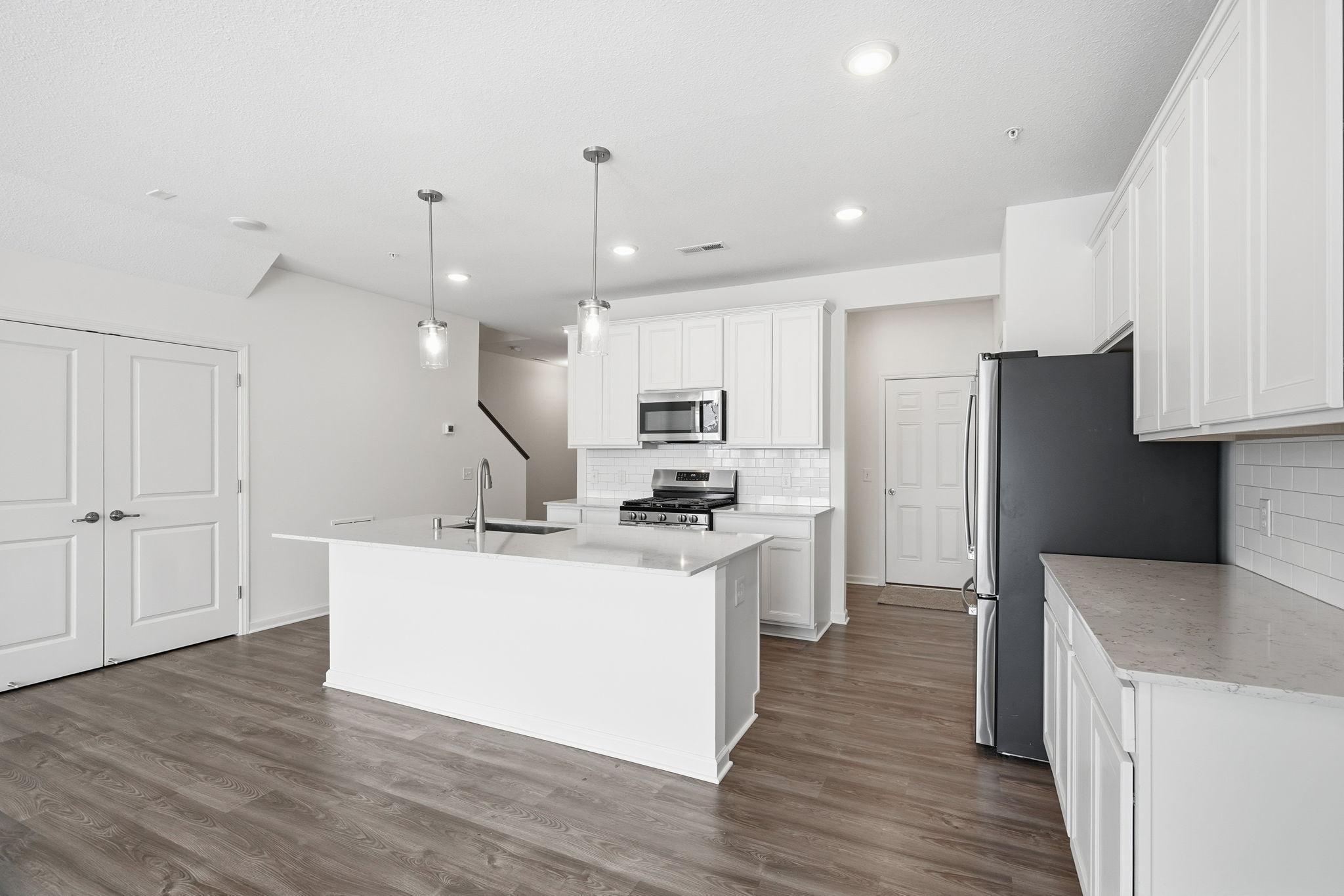 > Large double doors are your mechanicals