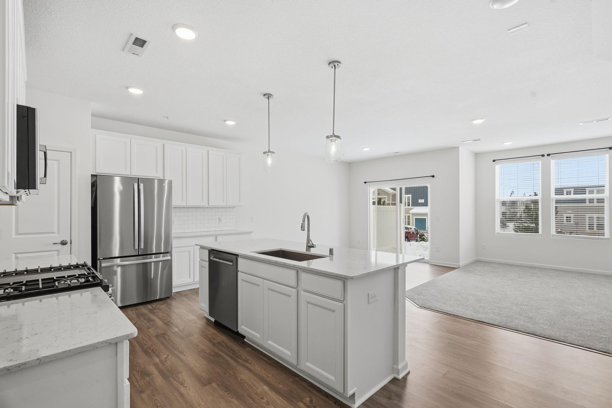 Open concept floorplan