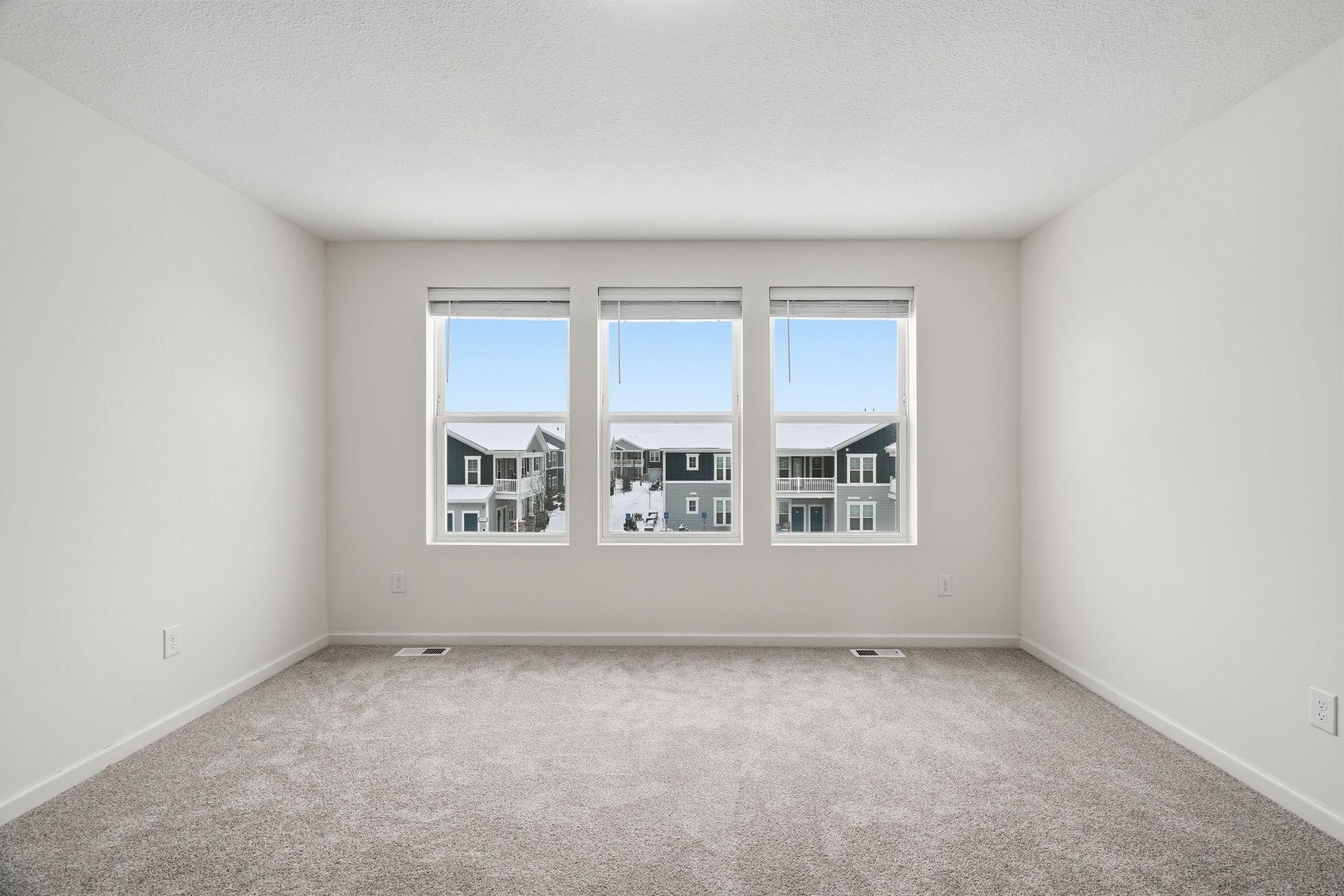 Primary with nice large windows