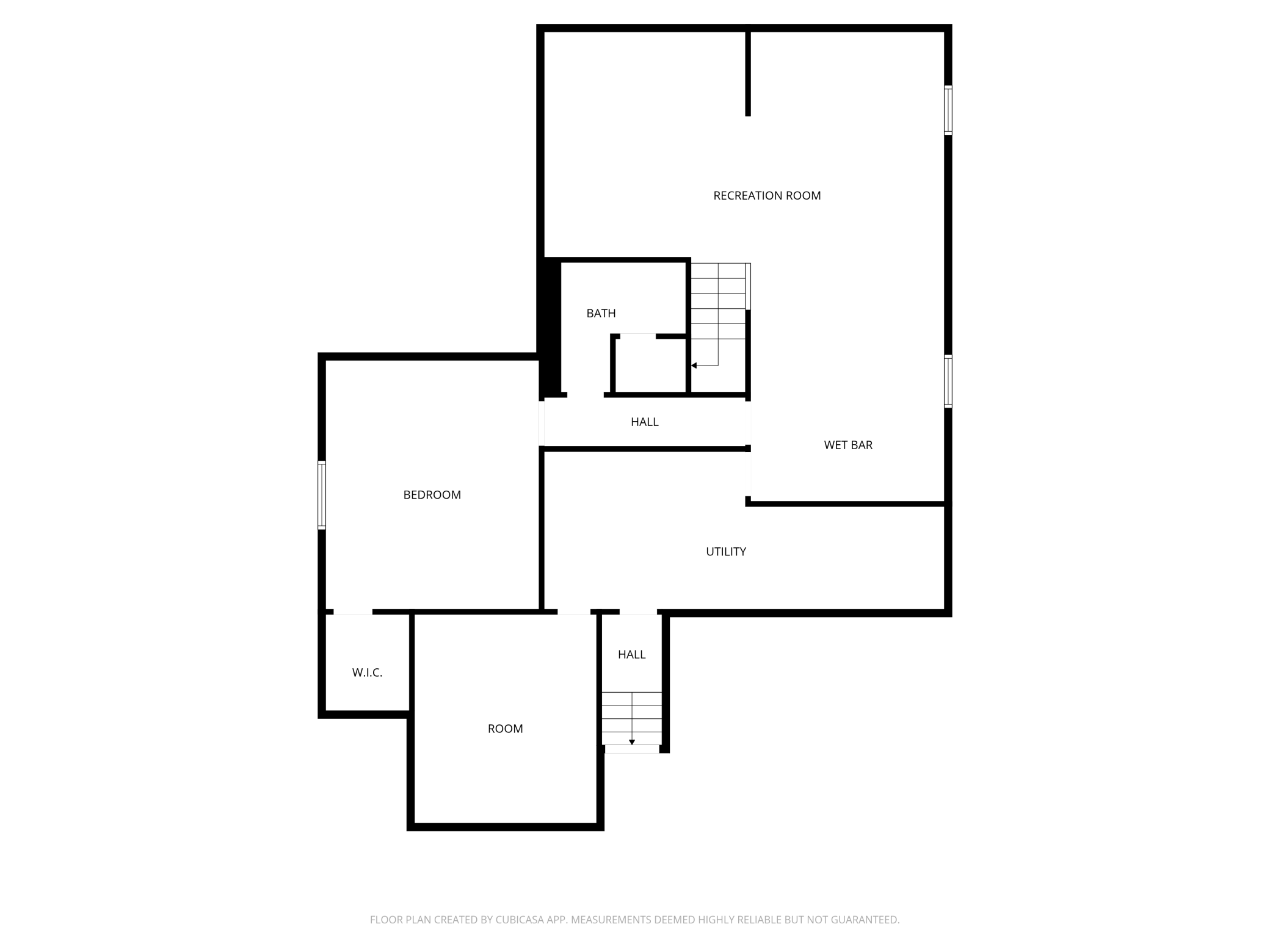 Basement floor plan