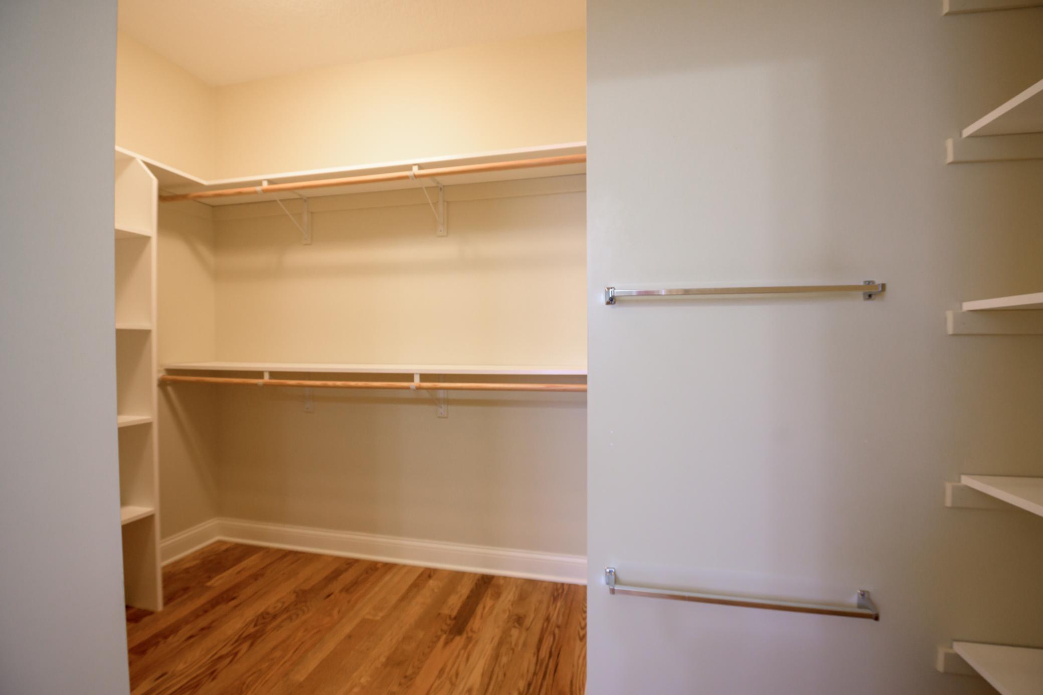 Primary walk-in closet
