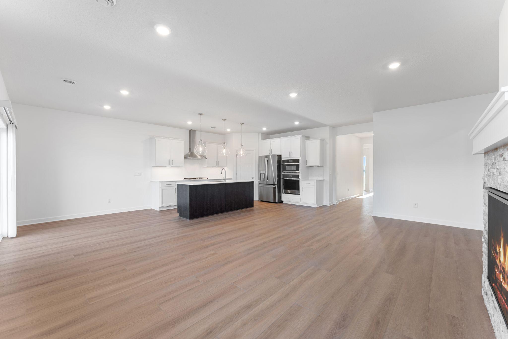 Right nearby is the kitchen when snacks are needed and the dining room for evening meals