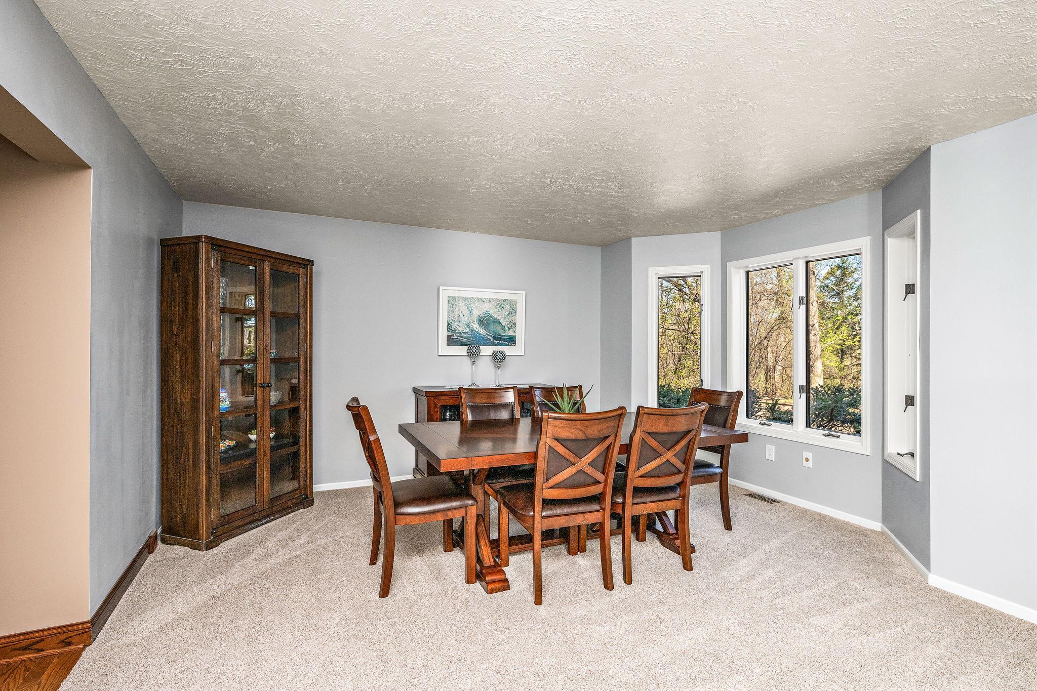 Living room dining area
