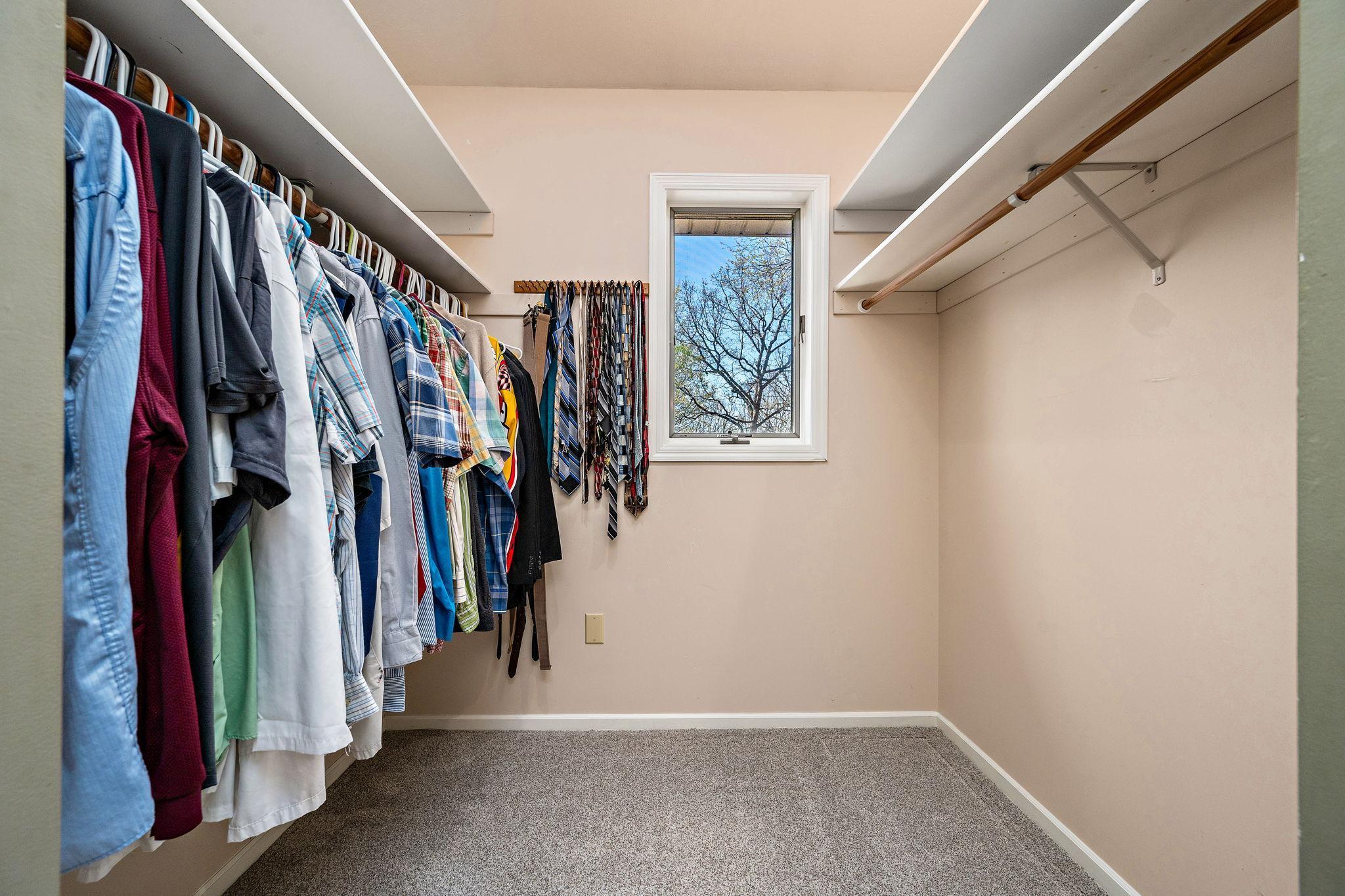 Another walk-in closet in Owner Suite