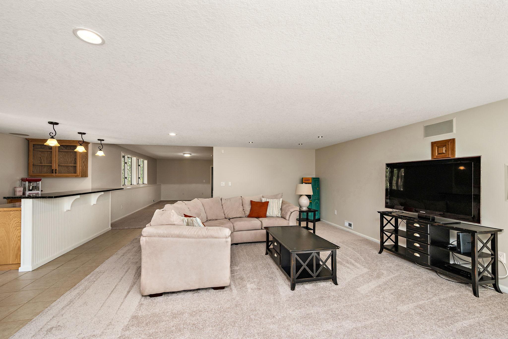 Basement family room