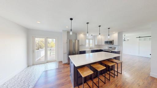 Patio Doors to Backyard Deck for Grilling & Entertaining