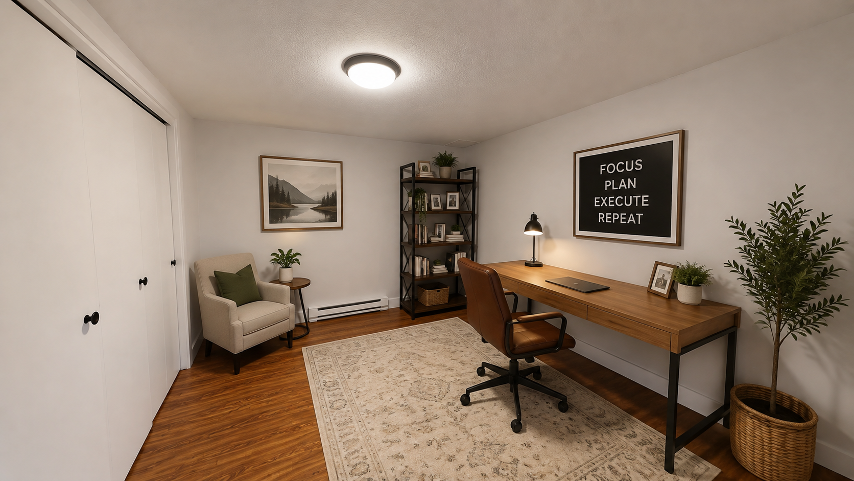 Virtually Staged - Office/Den or add egress for another bedroom