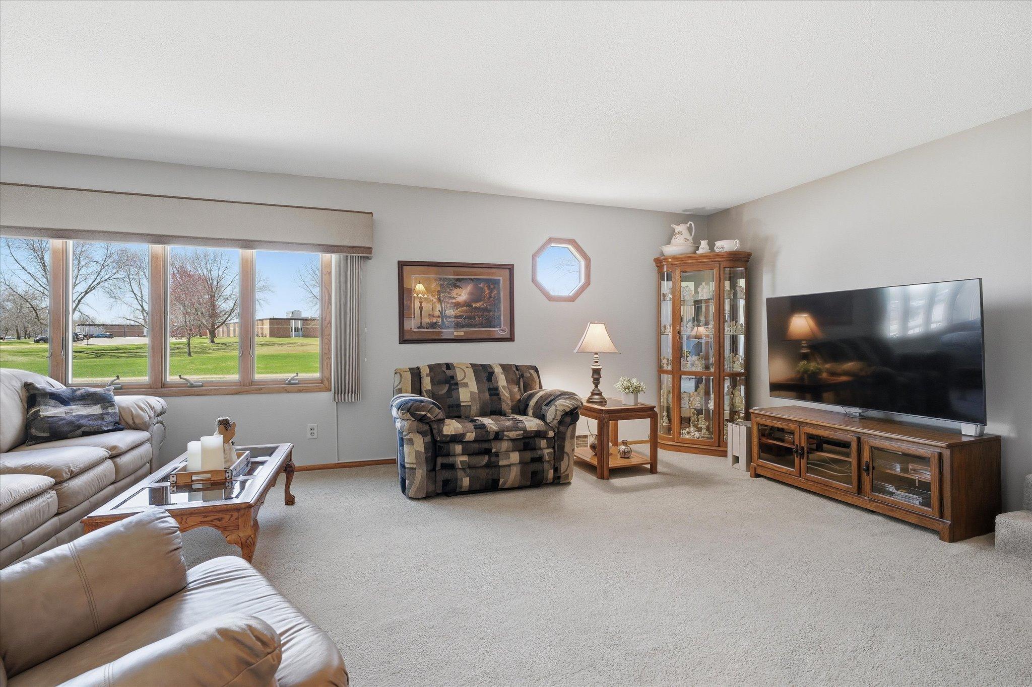 Another view of the large living room area.