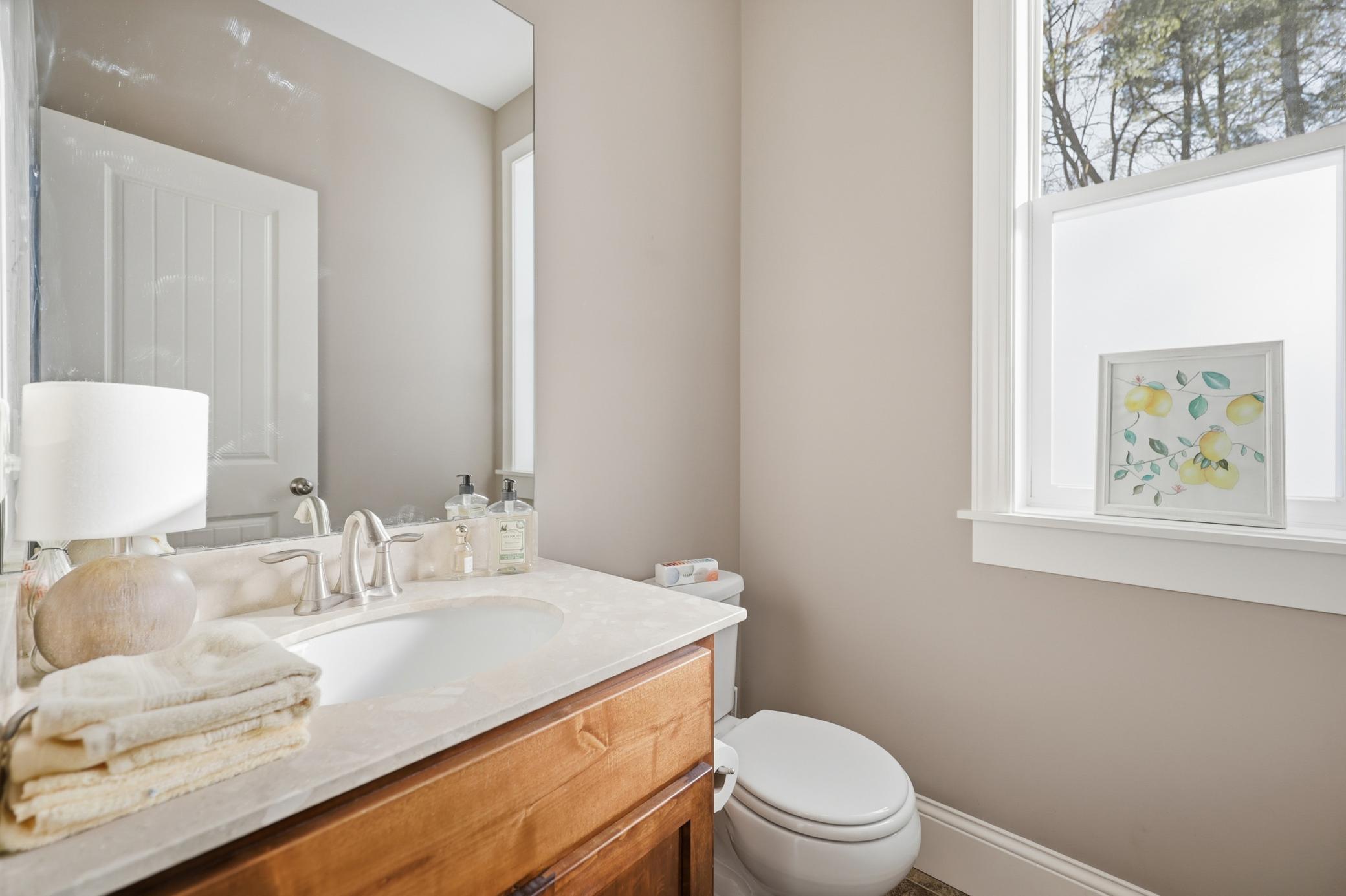 Main floor powder room