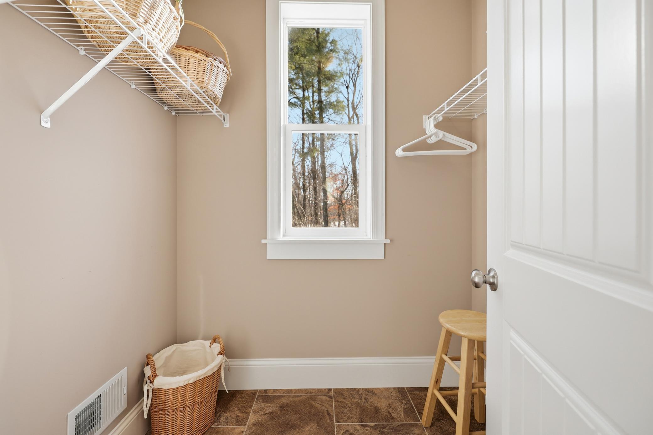 Mud Room Closet off the garage