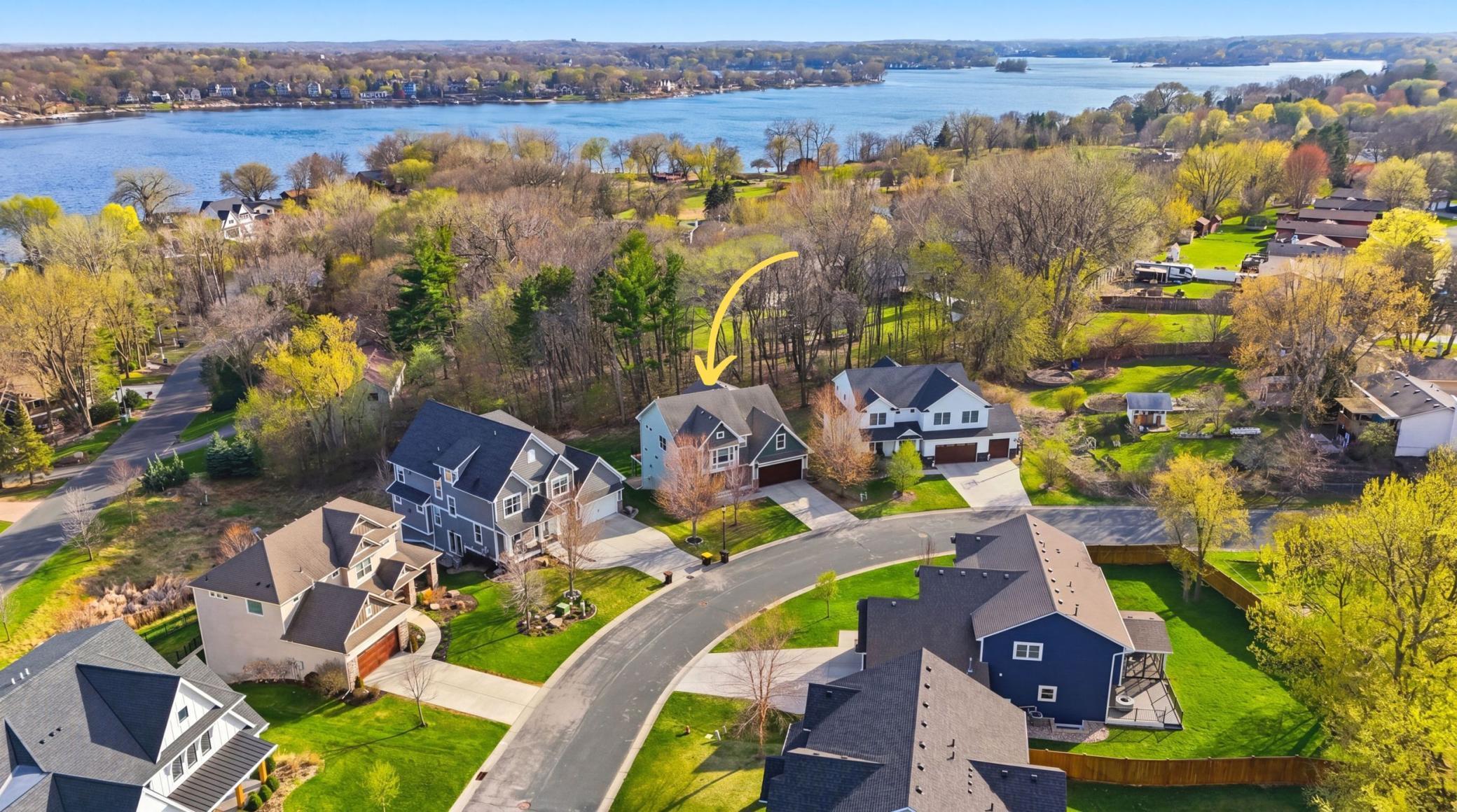 Former model home offers Prior Lake views, open and bright floorplan with refined finishes. Within walking distance to Sand Point Beach!