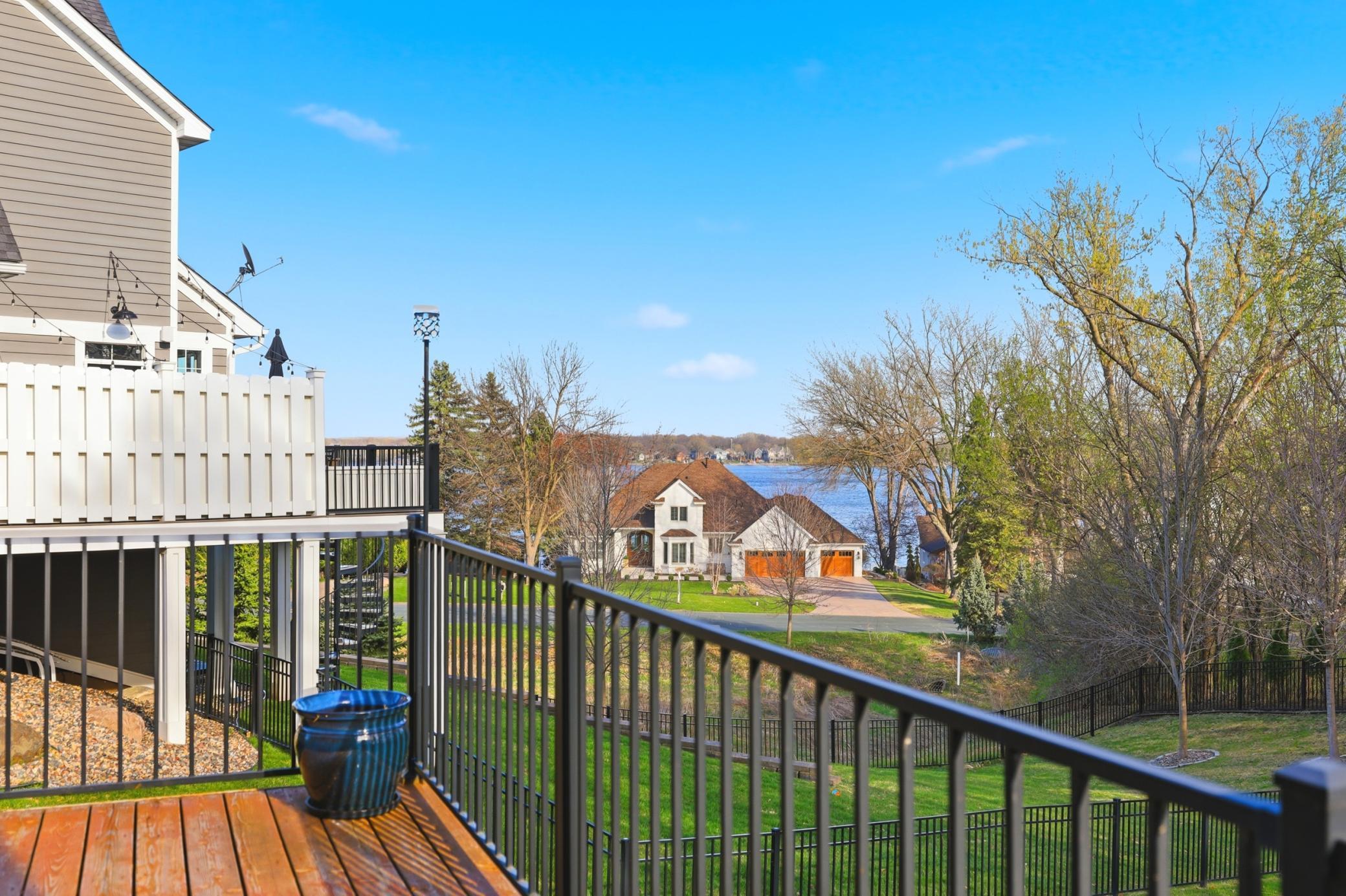 Deck views of Prior Lake!