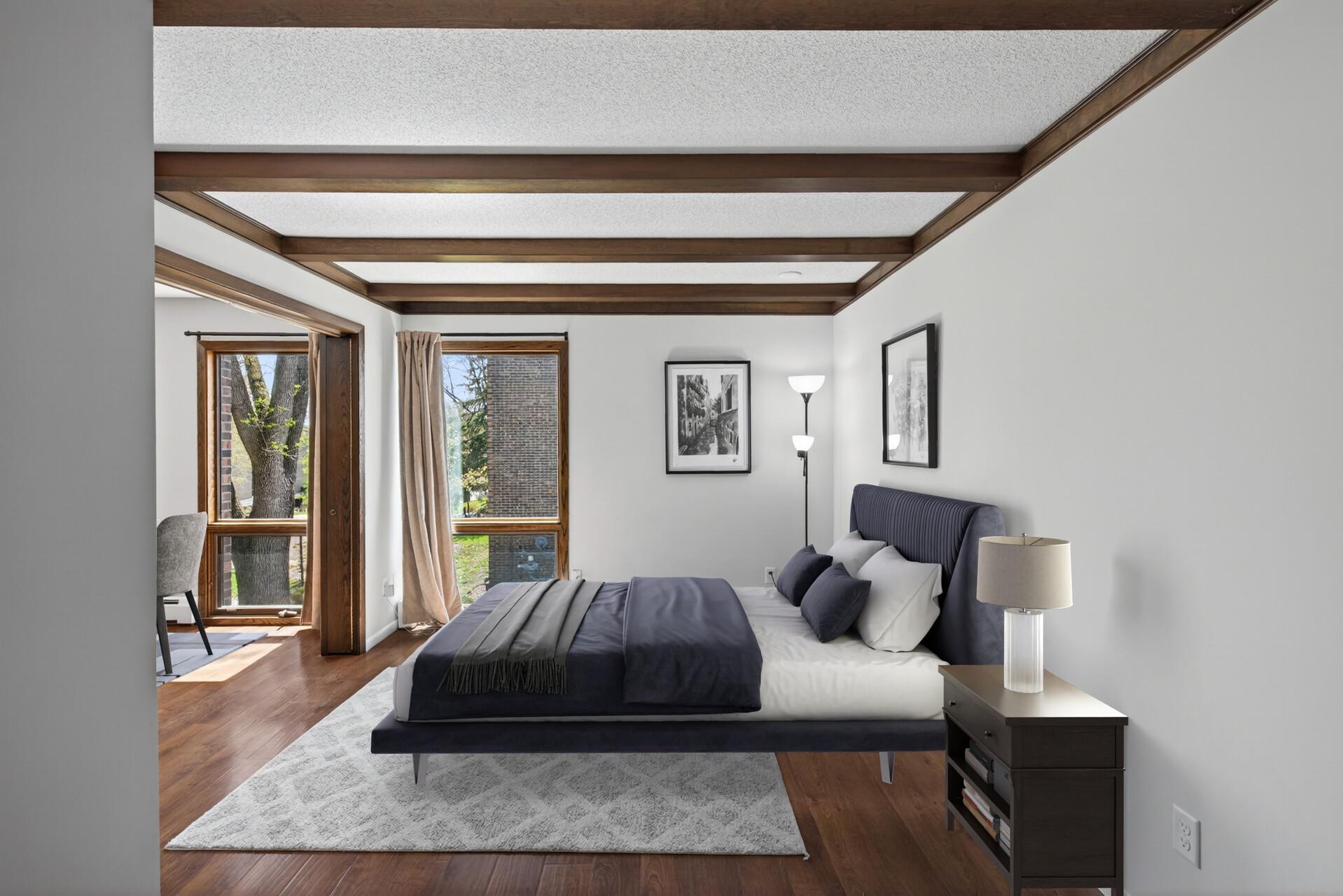 Bedroom 2. *Virtually staged.