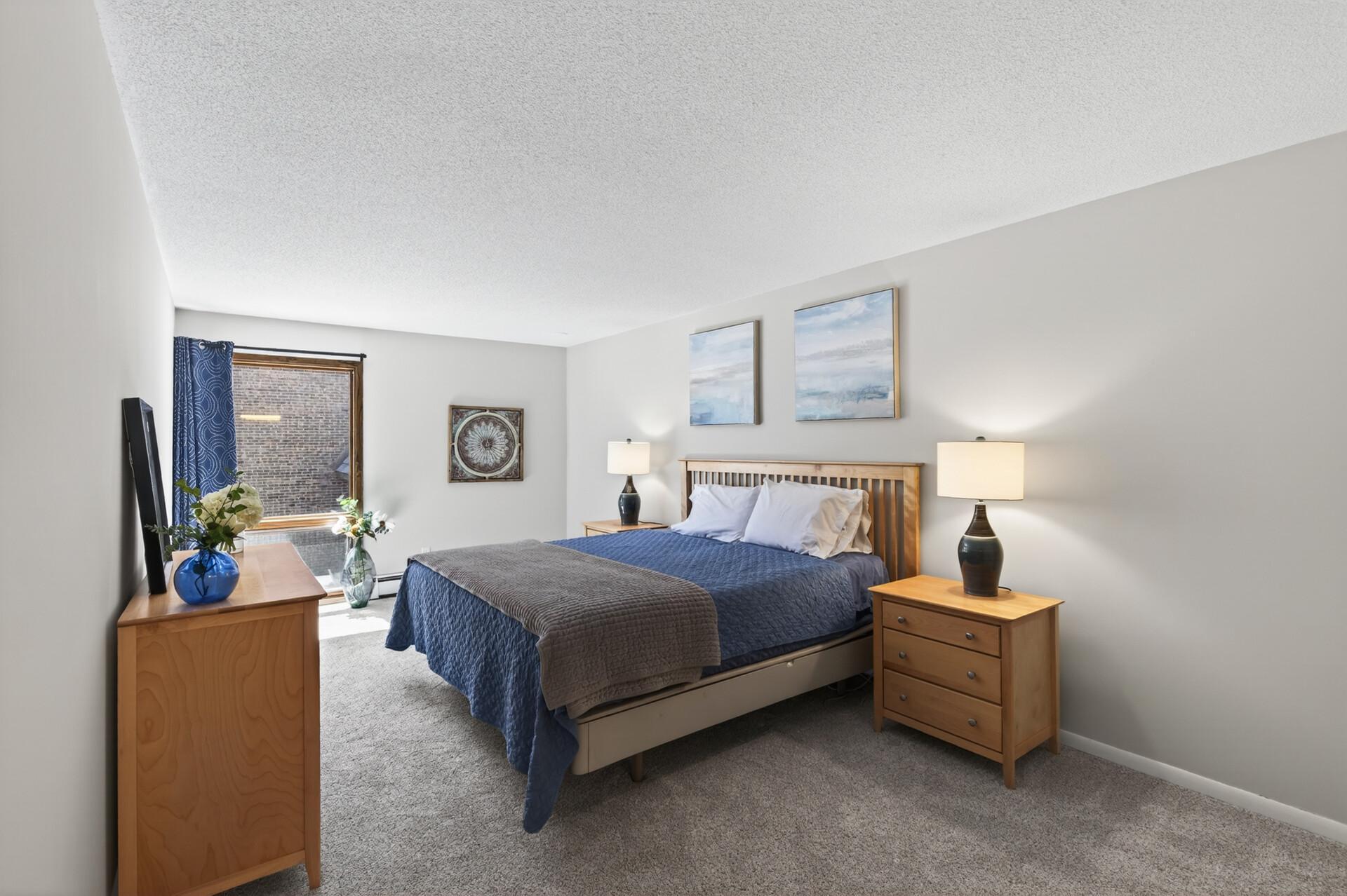 Primary bedroom includes walk-in closet and private bathroom!