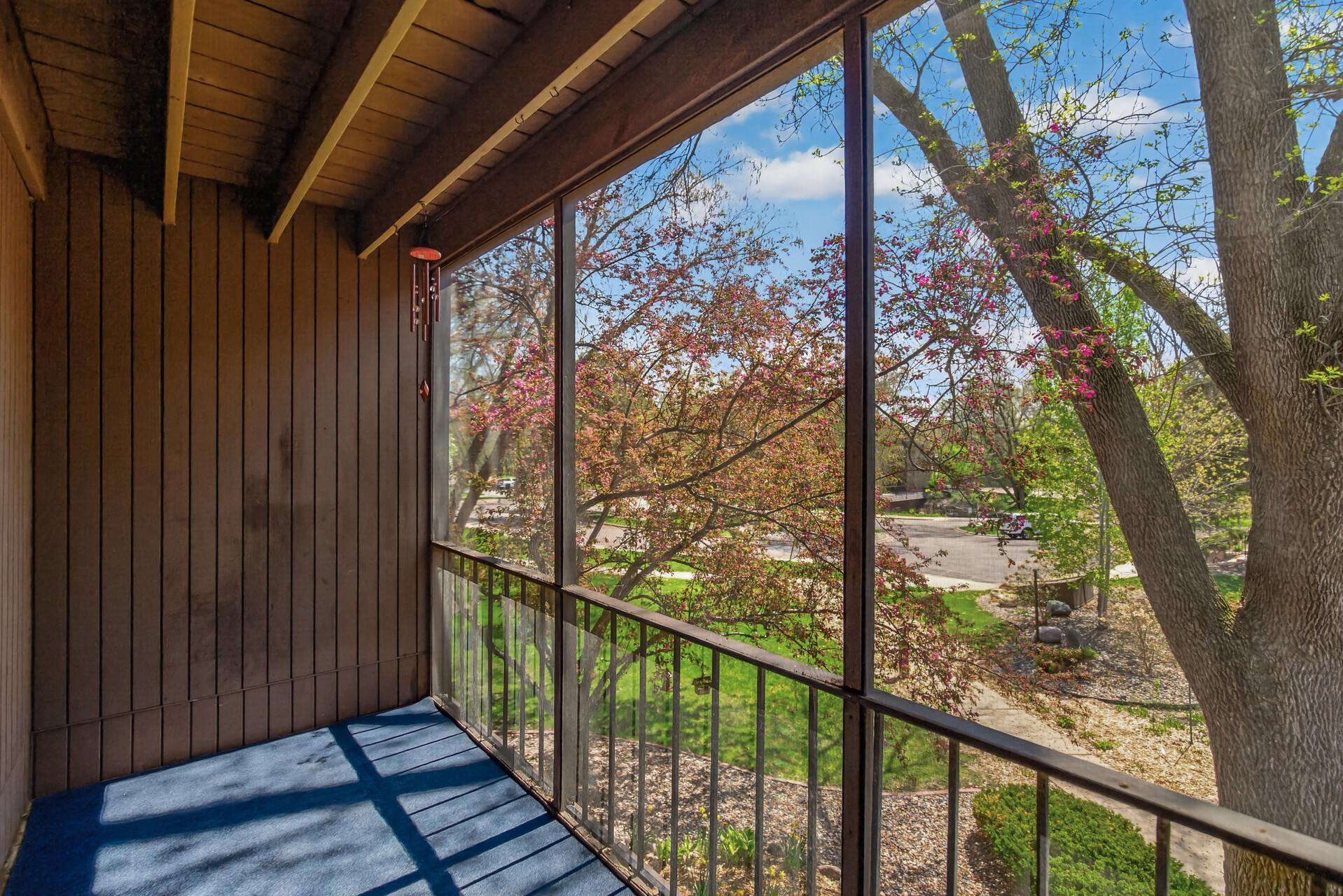 Screened in porch.