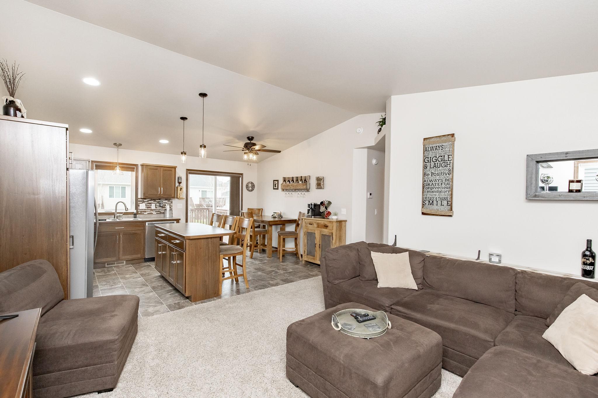 Living Room to Kitchen/Dining