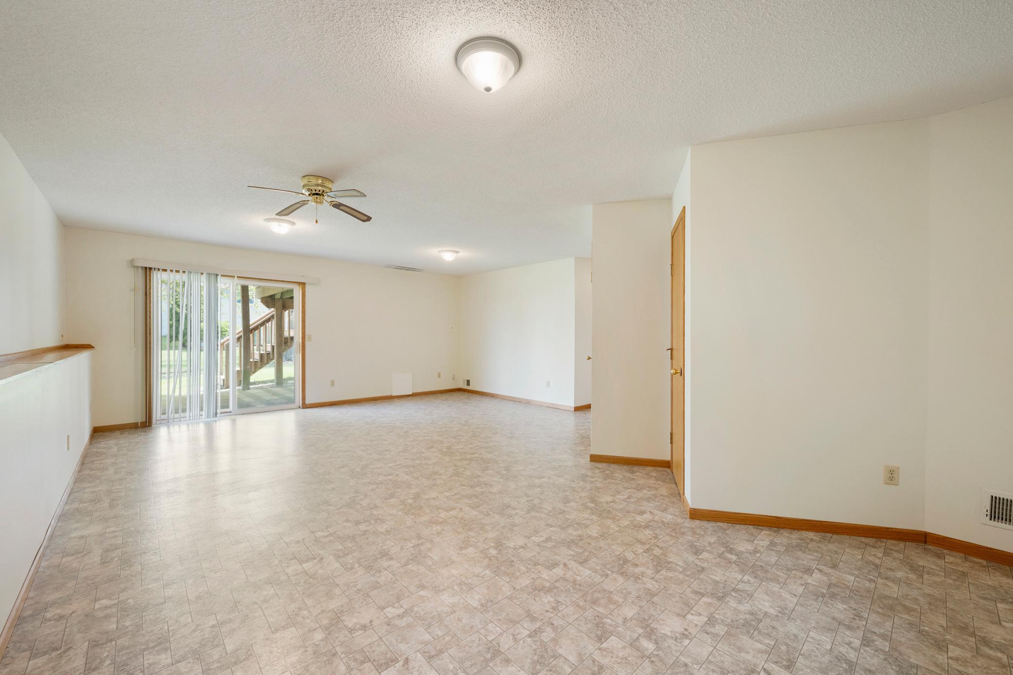 Spacious virtually staged lower level
