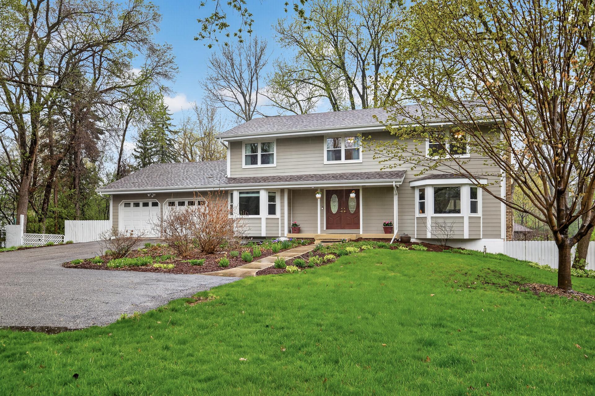 Beautiful landscaping.