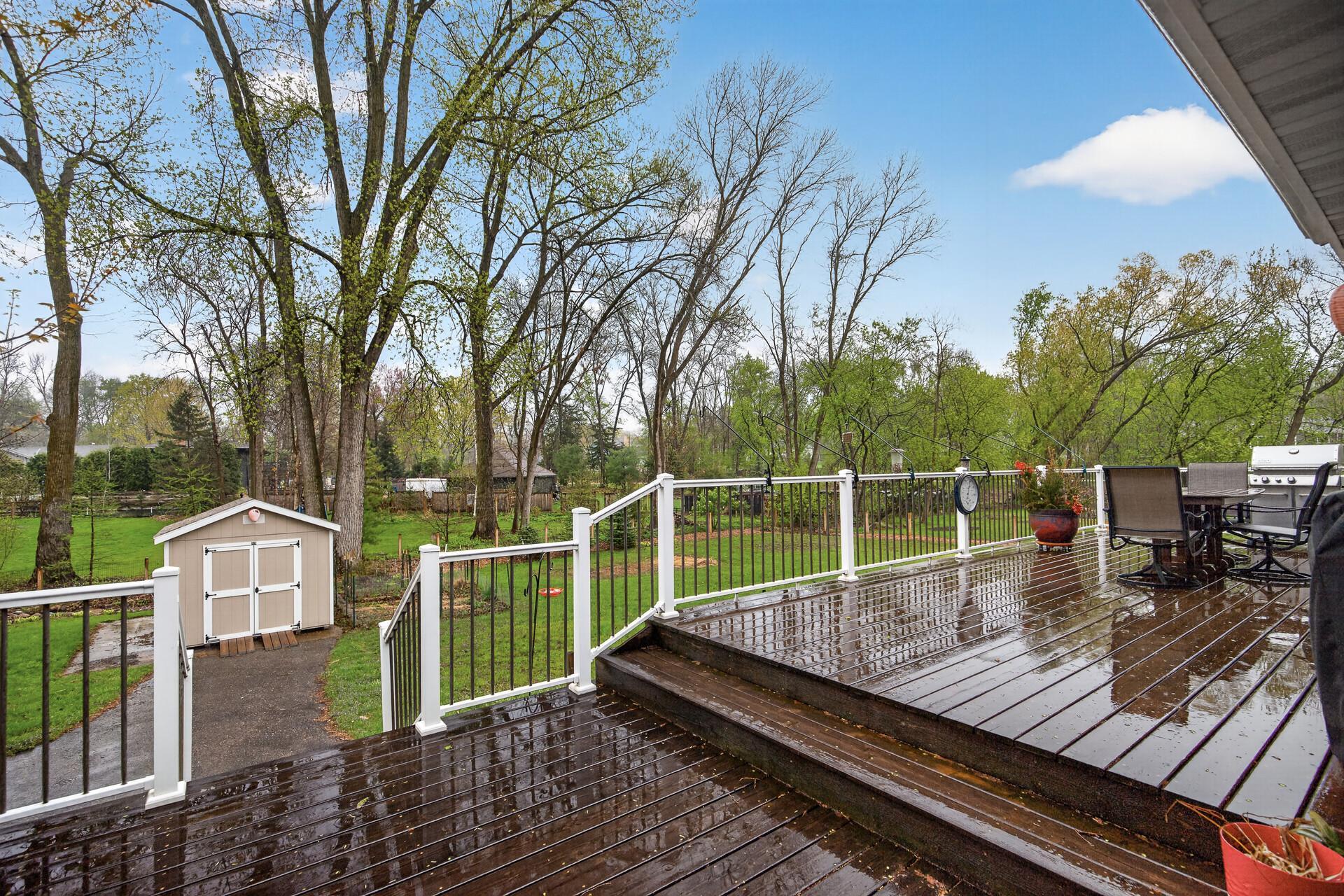 Enjoy the private views while relaxing on your deck.