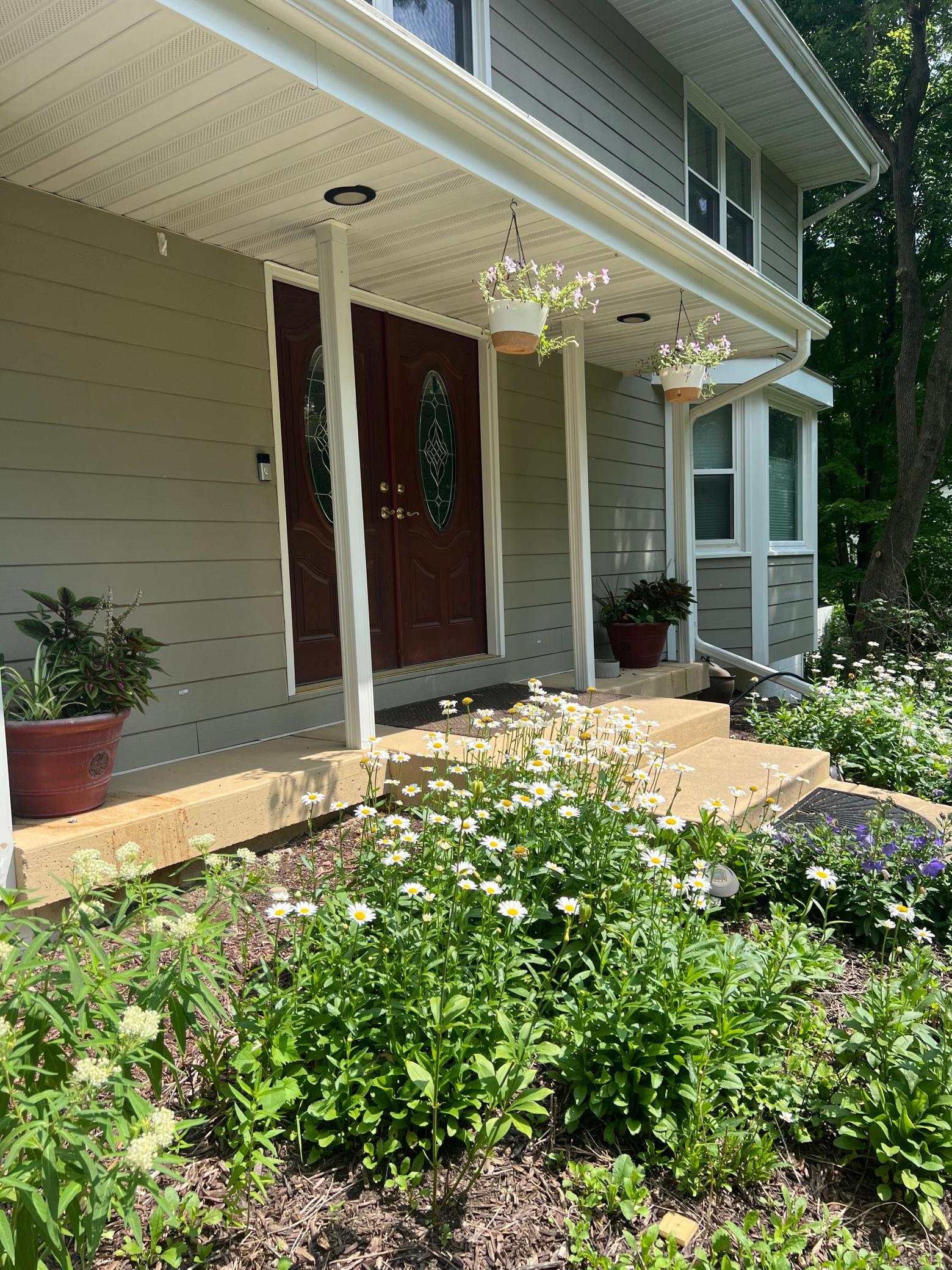 Lovely flower gardens