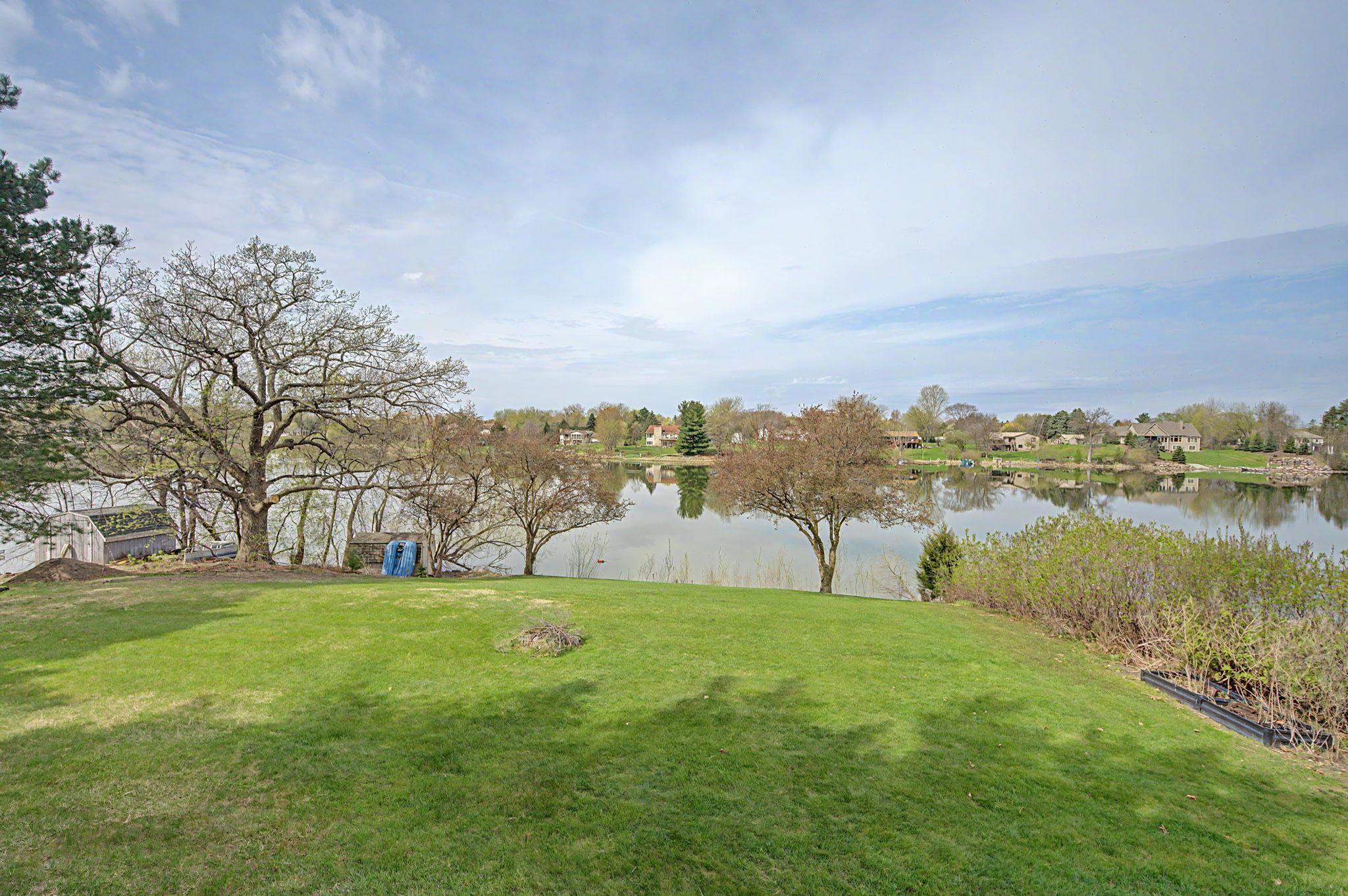 The trees are just beginning to blossom.