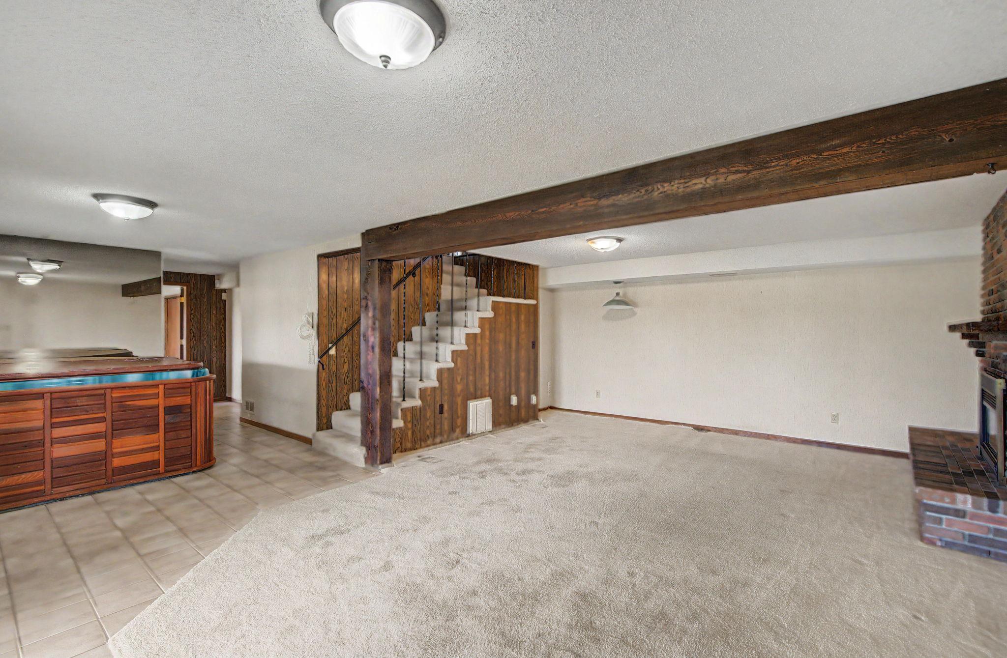 Stairs to the lower level