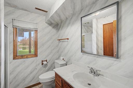Lower level bathroom.