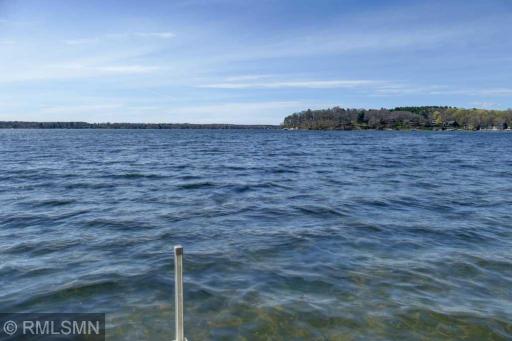 The property is located on a quiet bay of Lake Wapogasset's southeast side.