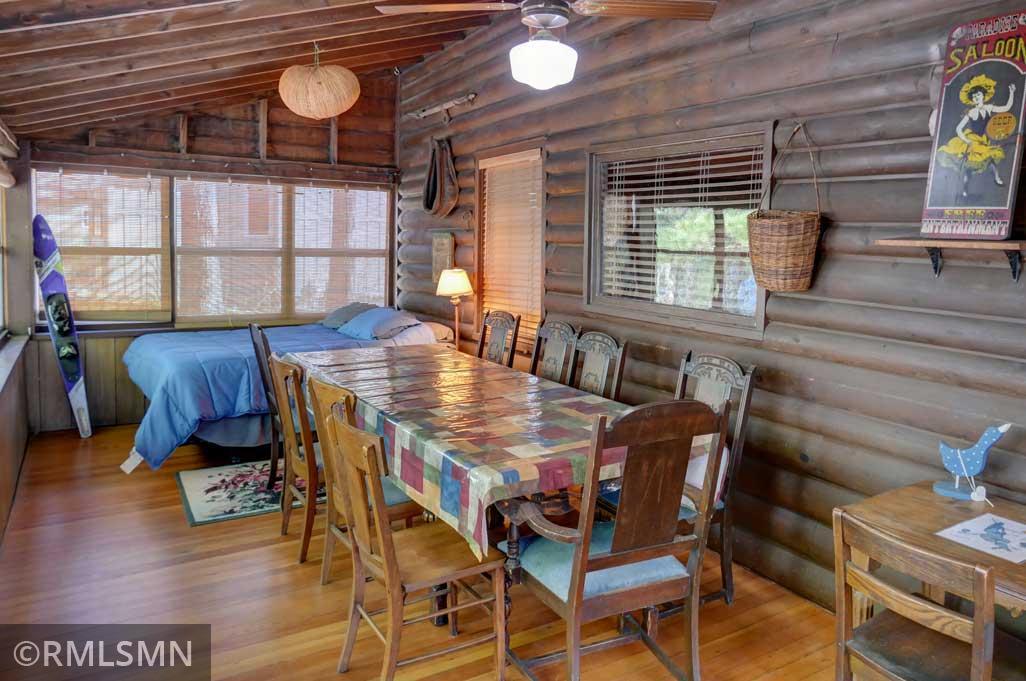 Ideal for enjoying the view and catching up after a long day on the water, the enclosed porch has multiple uses.
