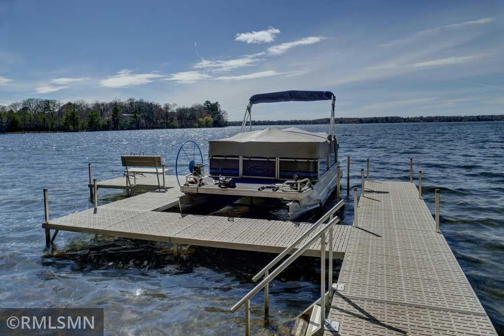 Sturdy and maintenance free dock is included.