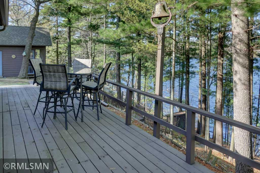 Enjoy lunch while overlooking beautiful Lake Wapogasset.